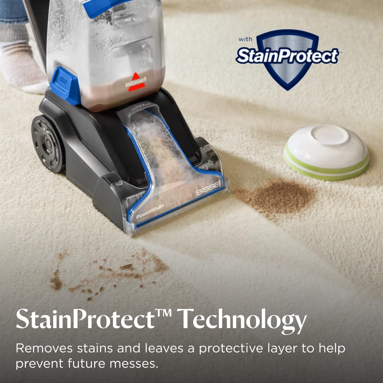 BISSELL Wash & Remove Pro Total Carpet Cleaner Liquid with Oxy Boost & StainProtect | 1.5 l 6