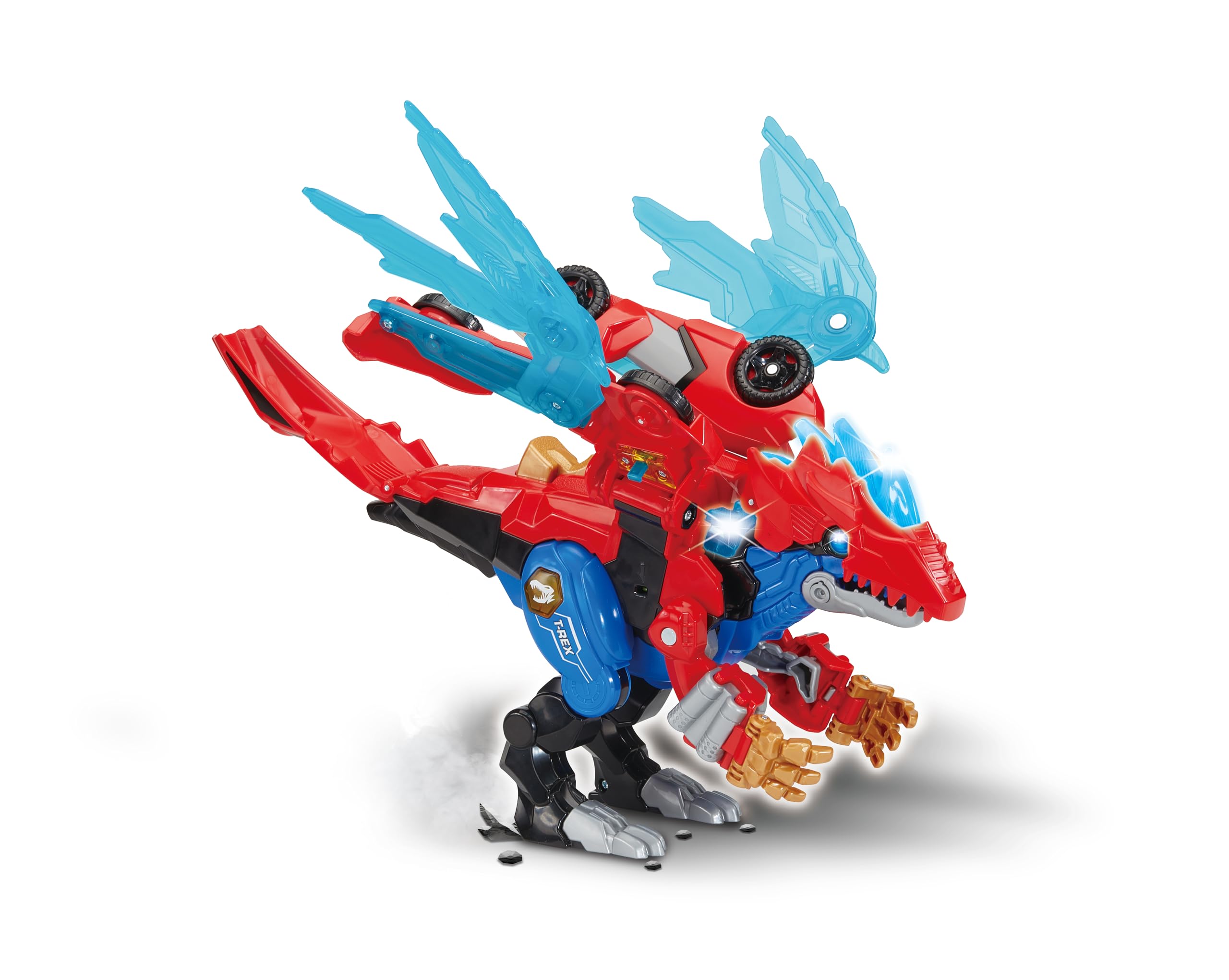 VTech Switch & Go Dinos Armour Up Dragon T-Rex - 2-in-1 Interactive Dinosaur Toy with Lights & Sounds 8