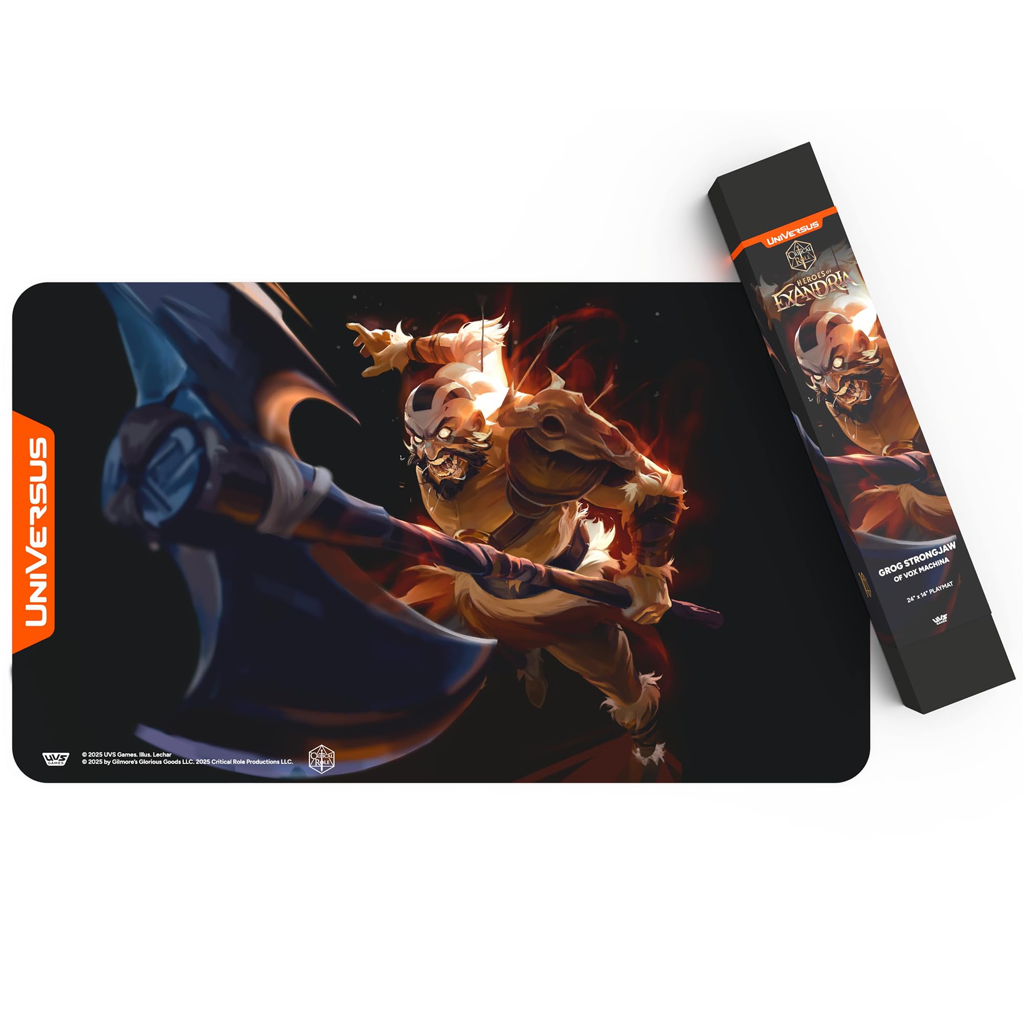 UniVersus Critical Role: Heroes of Exandria Grog Strongjaw Playmat 24 x 14 Inches 5