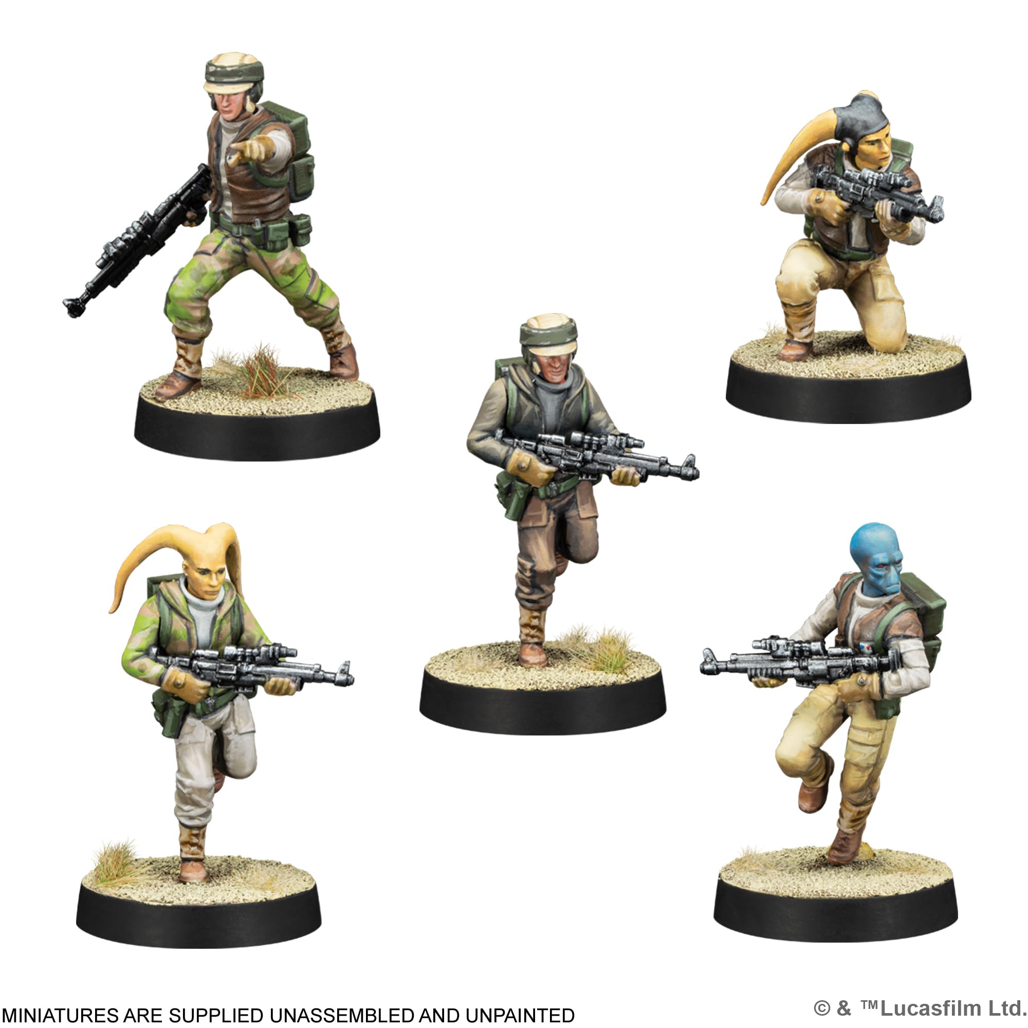 ATOMIC MASS GAMES Star Wars Legion: Rebel Troopers Expansion | 11 Miniatures | Age 14+
