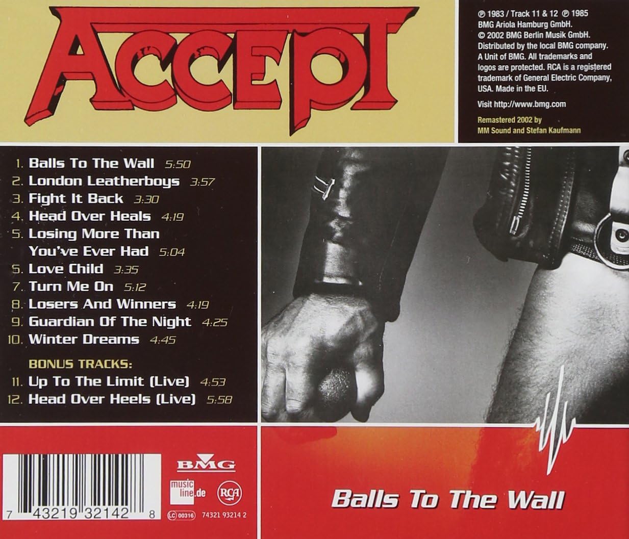 Accept - Balls to the Wall [Audio CD] 5