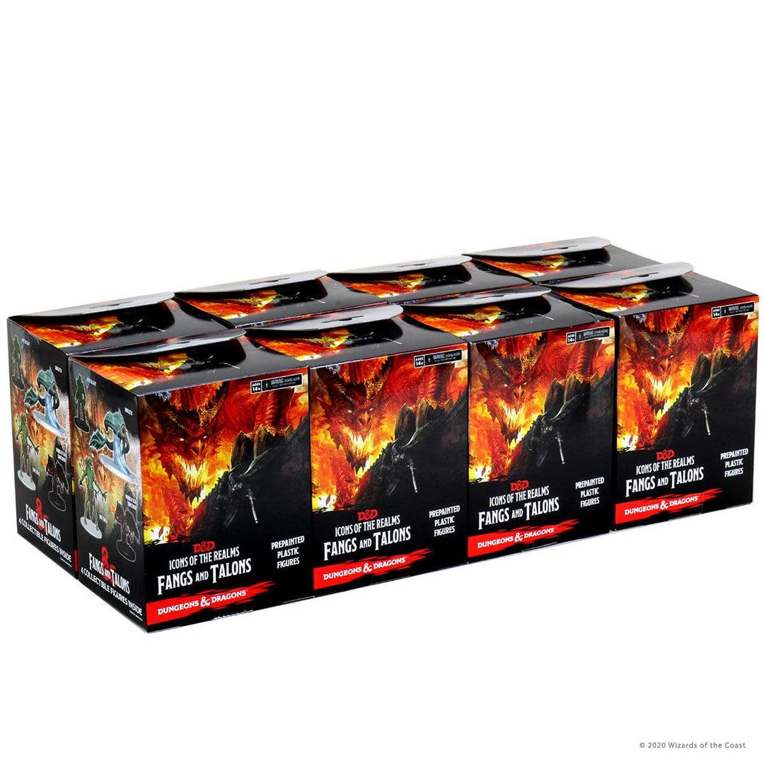 WizKids Dungeons & Dragons Fangs & Talons Miniatures Booster Brick (8 Pack)