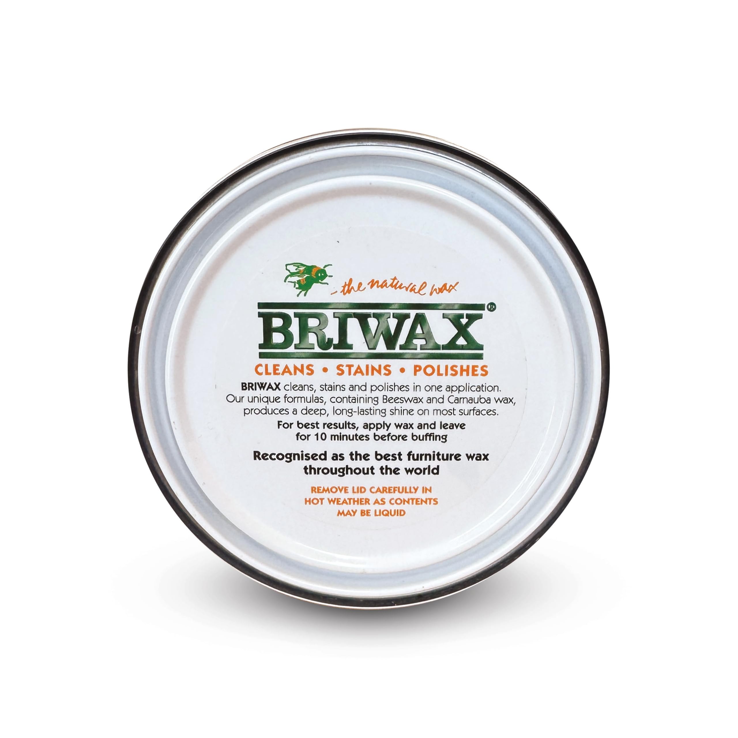 Briwax Premium Beeswax Furniture Wax Polish - Clear | 200g Paste 3