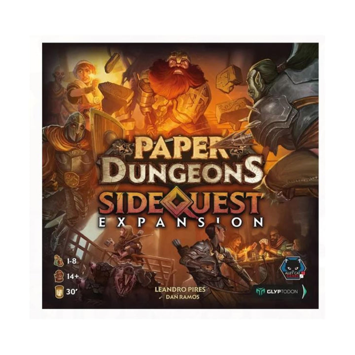 Alley Cat Games Paper Dungeons Side Quest Board Game Expansion