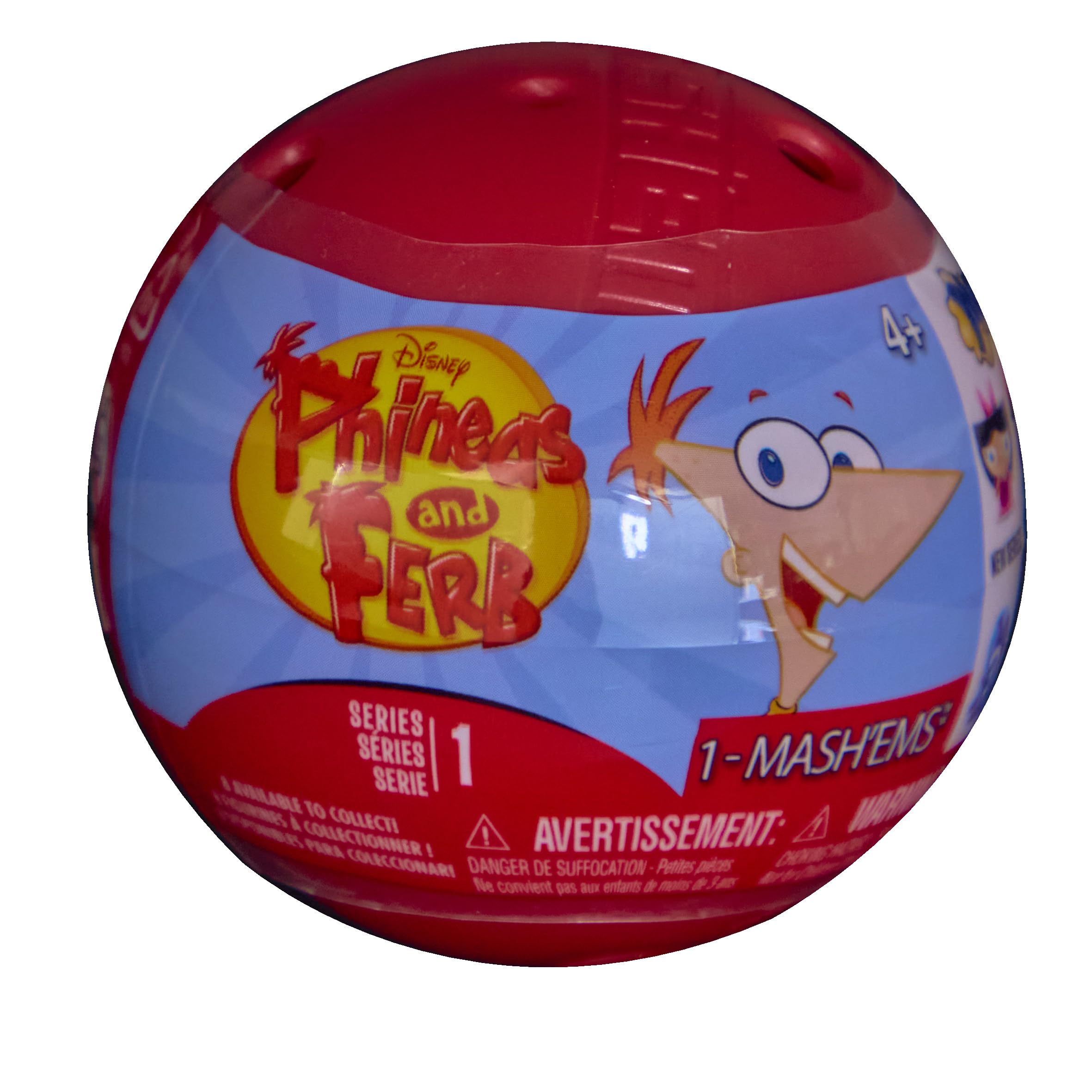 Mash'Ems Phineas & Ferb Squishy Collectible Figures - 8 to Collect | Ages 4+