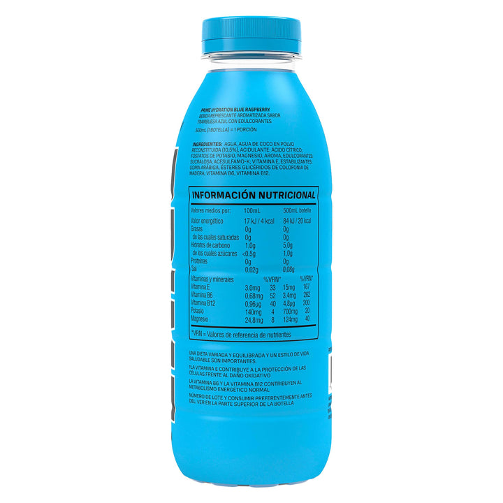 Prime Hydration - Blue Raspberry Isotonic Drink (500ml)