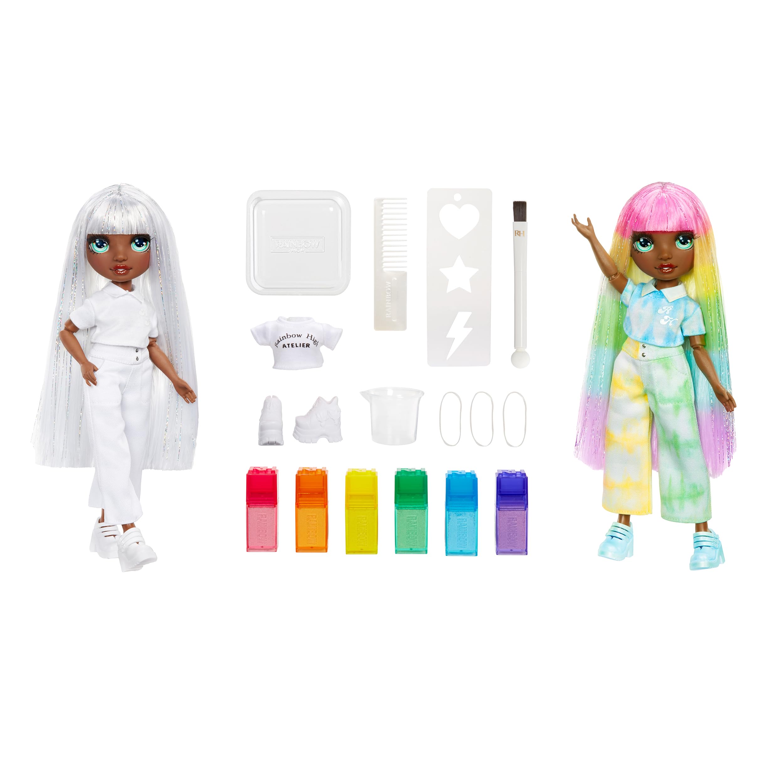 Rainbow High Watercolour & Create DIY Fashion Doll with Washable Watercolours - Kids 4-12+