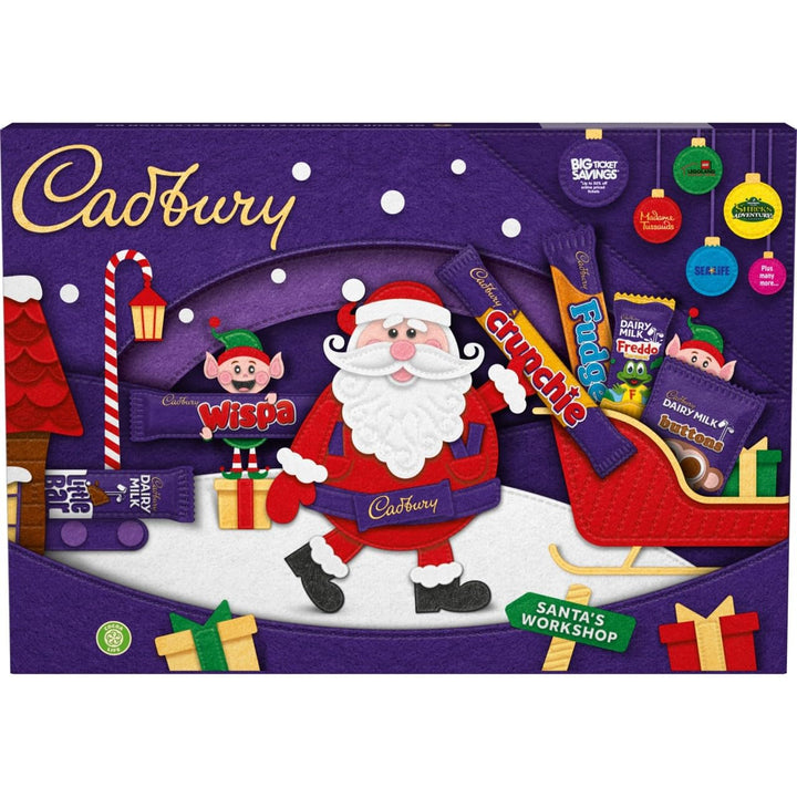 Cadbury Festive Chocolate Selection Box, Perfect Stocking Filler Gift, Incl