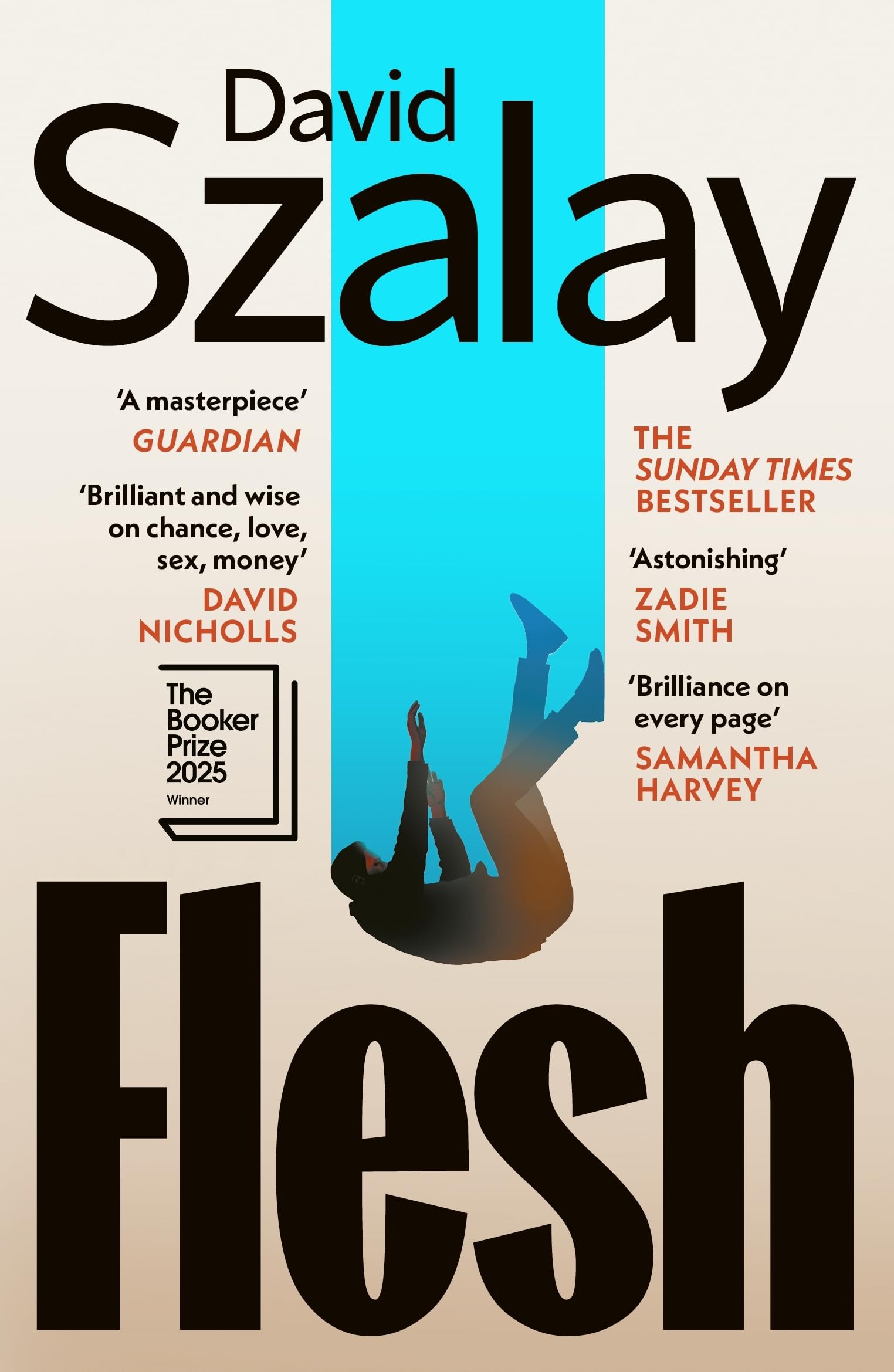 Vintage Flesh by David Szalay - Booker Prize Winner 2025 | Contemporary Fiction Paperback
