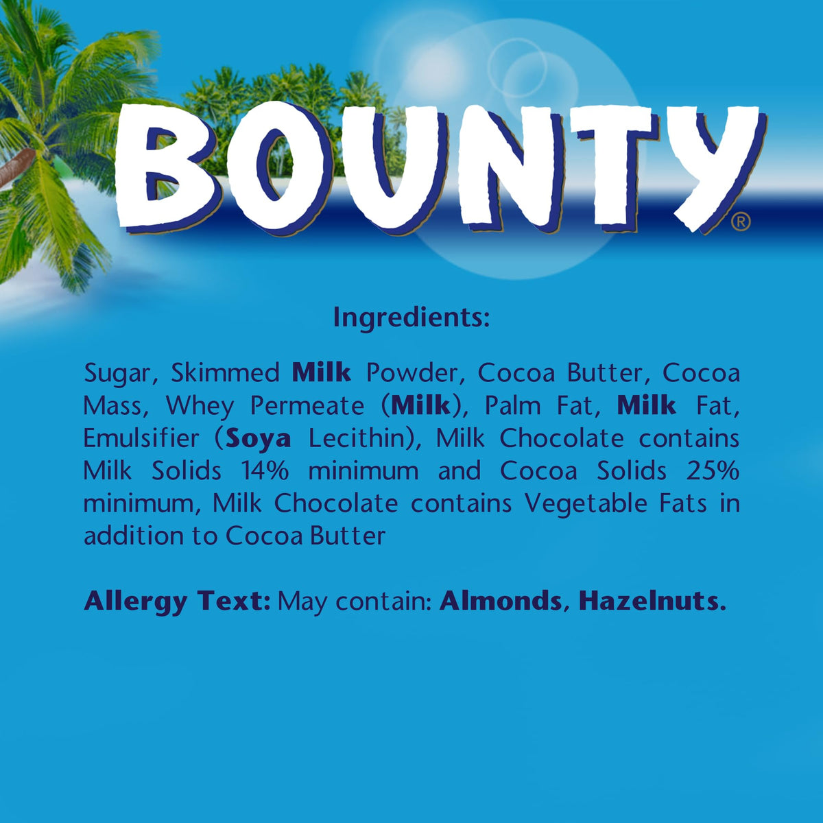 Bounty Milk Chocolate Easter Egg 177g with 3 Fun Size Bars