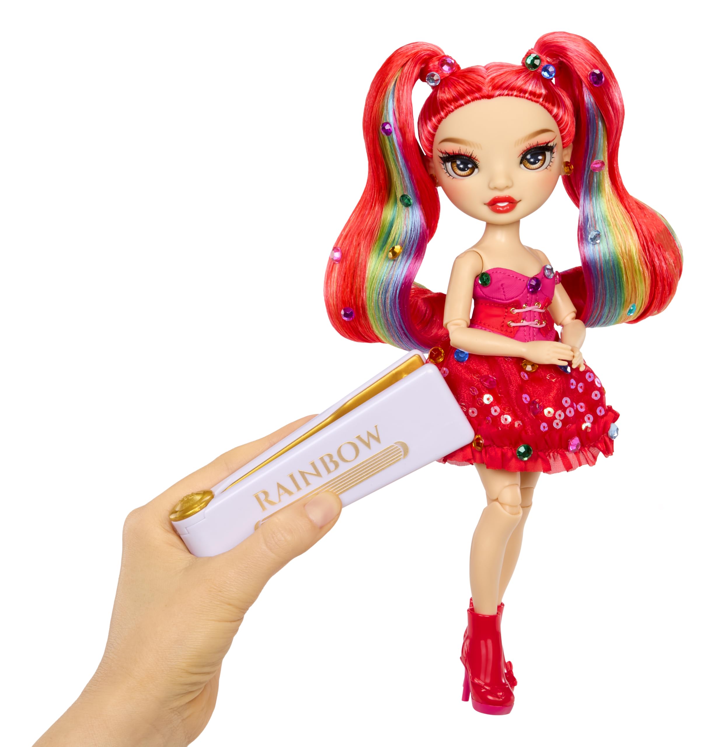 Rainbow High Be Dazzling - Vivienne Rouge 28cm Fashion Doll | Fully Articulated | Customizable with Gems 9