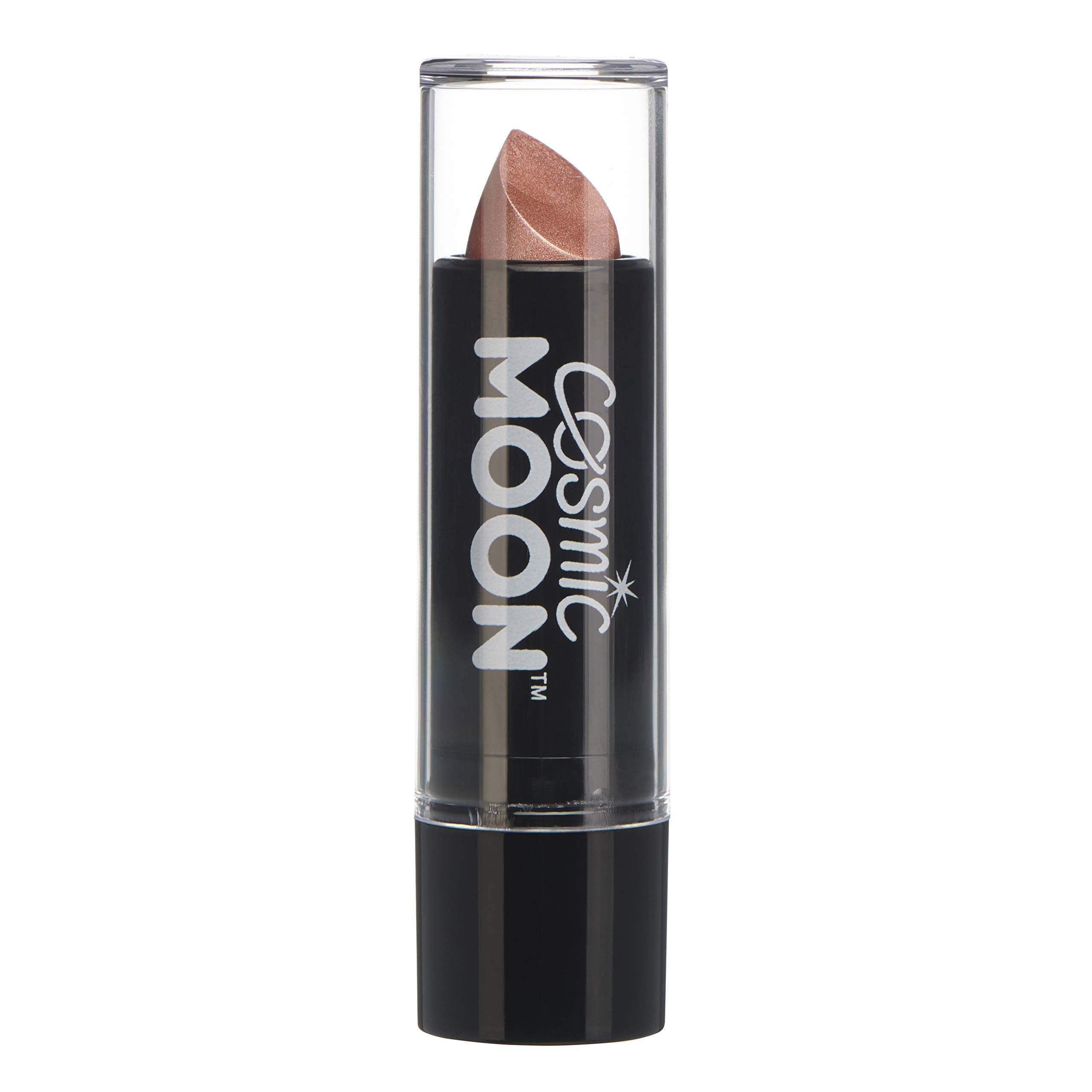 Cosmic Moon Metallic Lipstick - Rose Gold | Long Wearing | Full Coverage