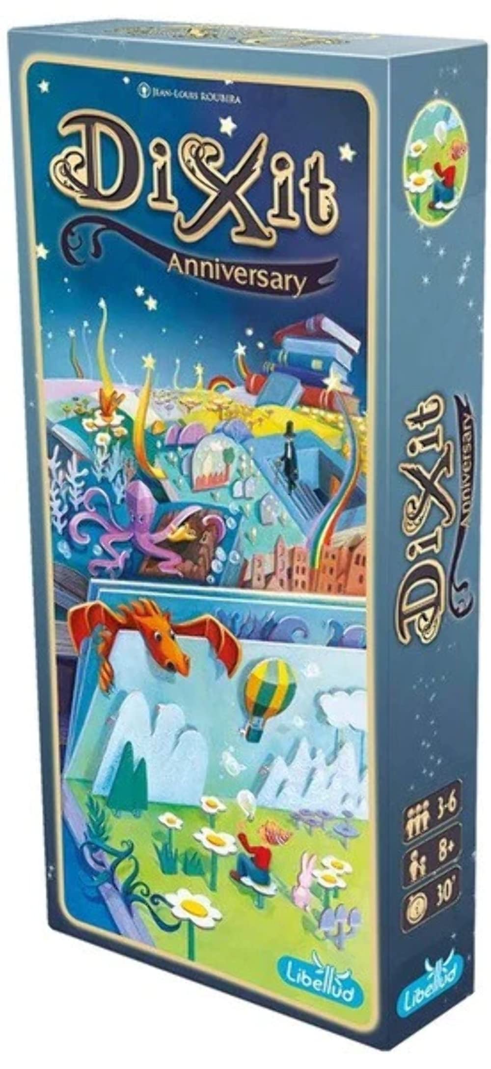 Asmodee Dixit 10th Anniversary Expansion | 11 Unique Cards Per Previous Illustrator | Mixed Colours 1