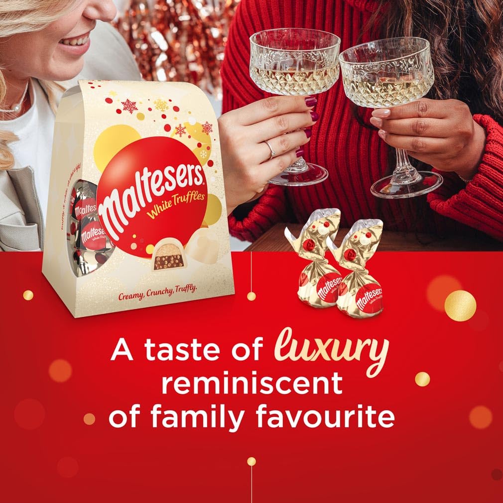 Maltesers White Chocolate Truffles Gift Box, 200g 9