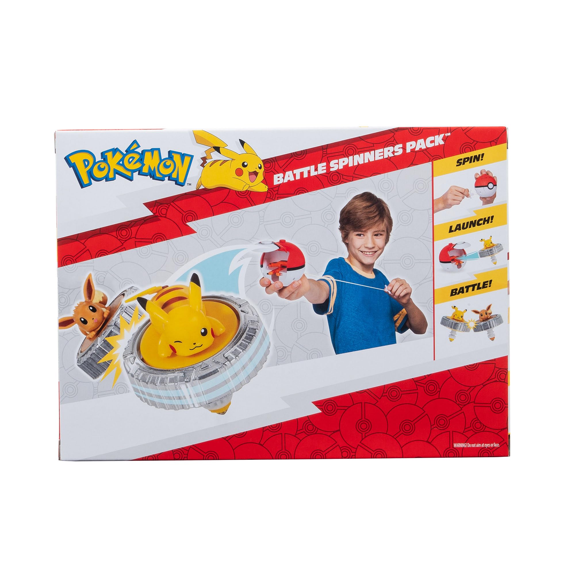 Pokémon PKW Battle Spinner Pack - Pikachu #1 & Poké Ball Launcher 4