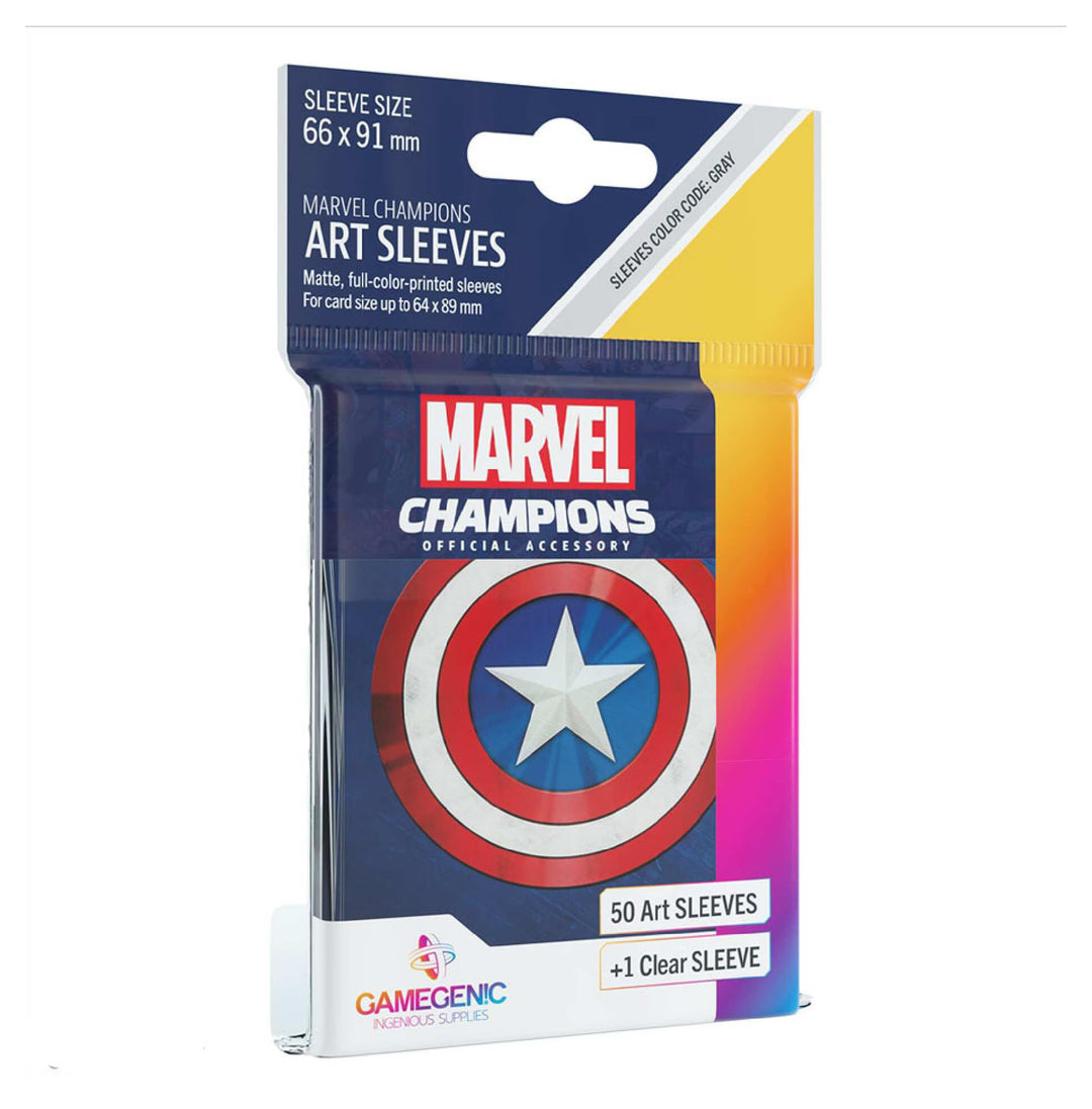 Fantasy Flight Games Marvel Champions Official Sleeves: Marvel Blue - Card Game Accessories