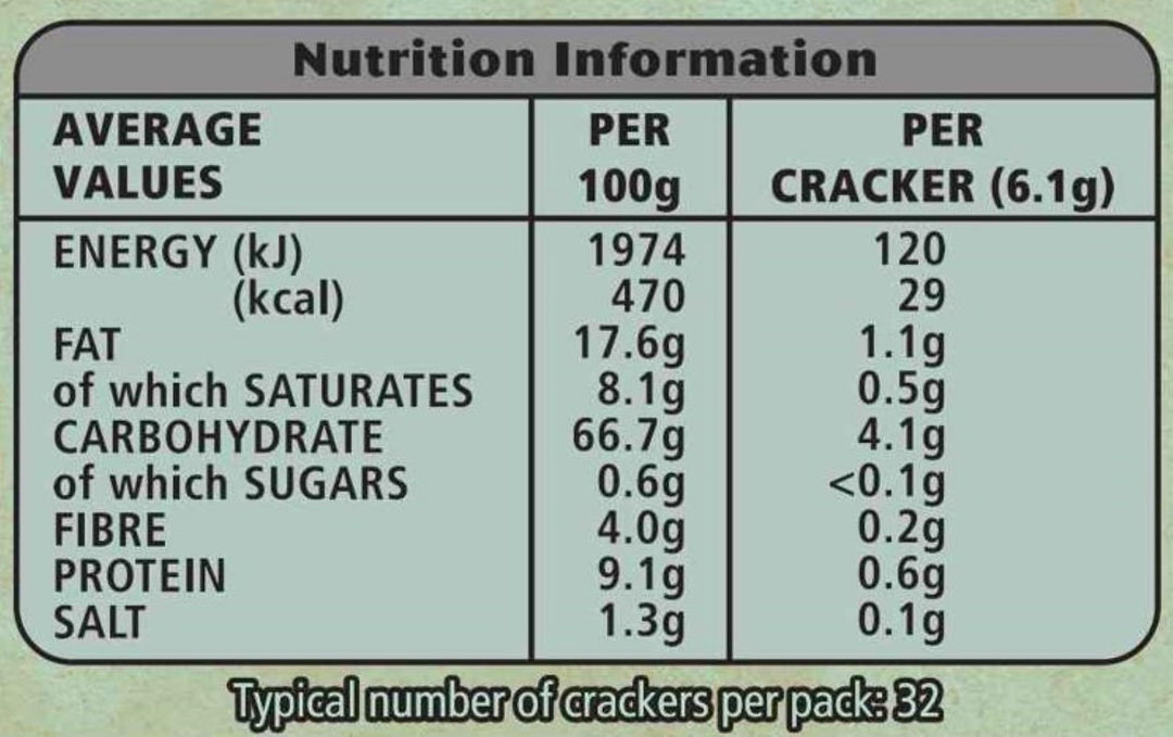 Jacob's Savours Bakes Salt and Cracked Black Pepper Crackers, 200g