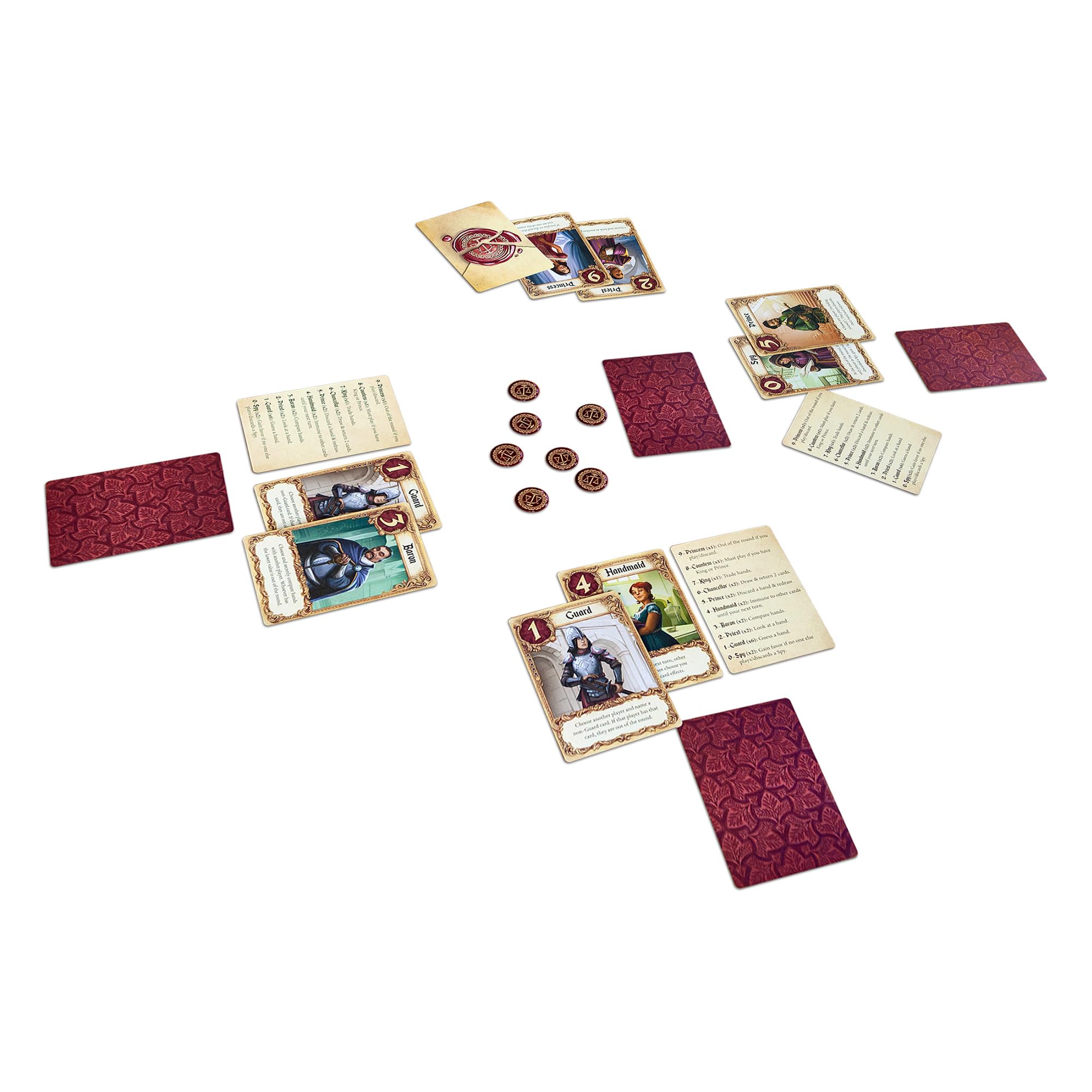 Asmodee Love Letter - Eco-Friendly Family Card Game | Ages 10+ | 2-6 Players | 20 Min Playtime 4