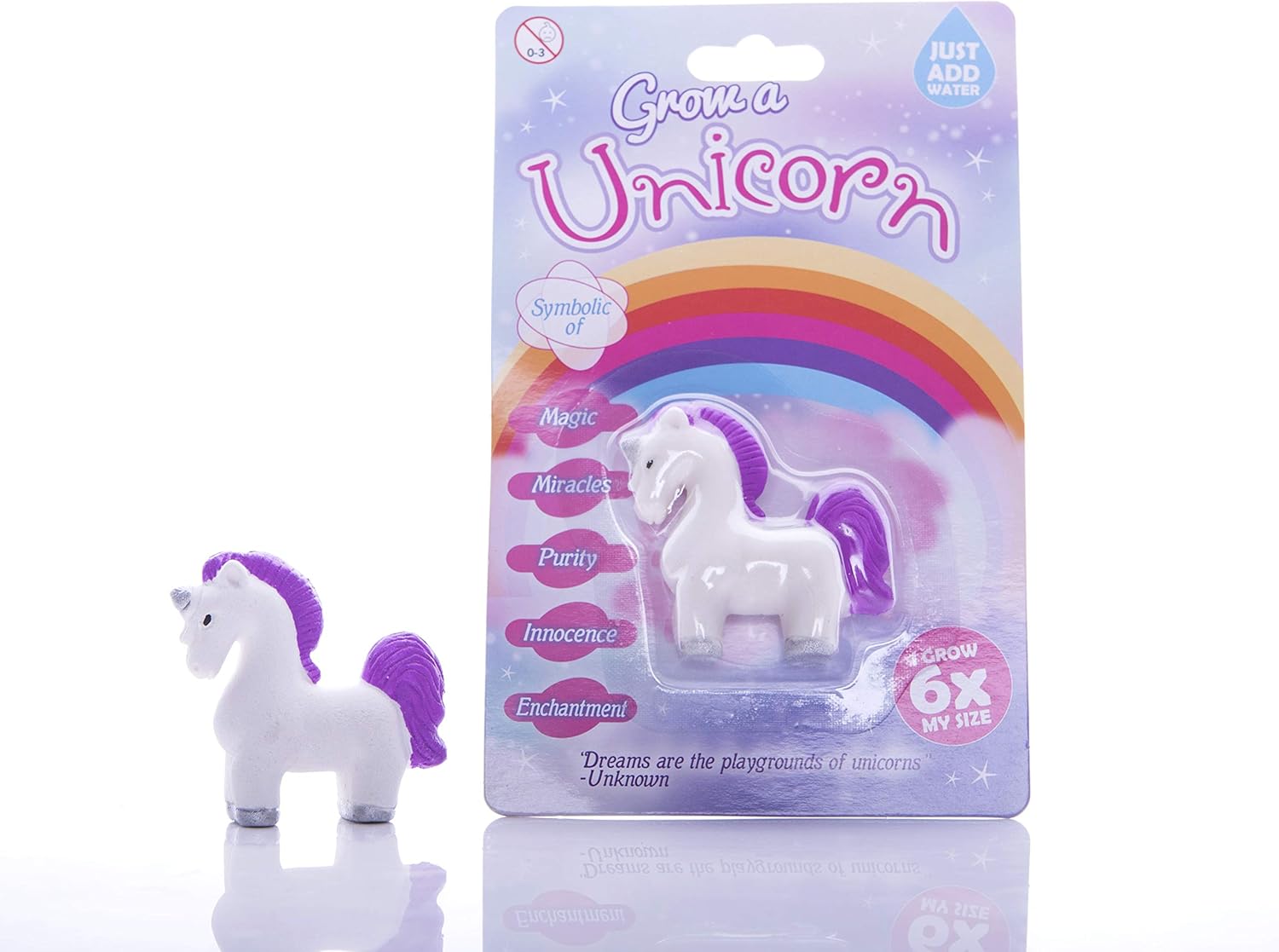 Grow A Magical Unicorn Toy - Just Add Water, Grows 6x Size, Ages 5+ 1
