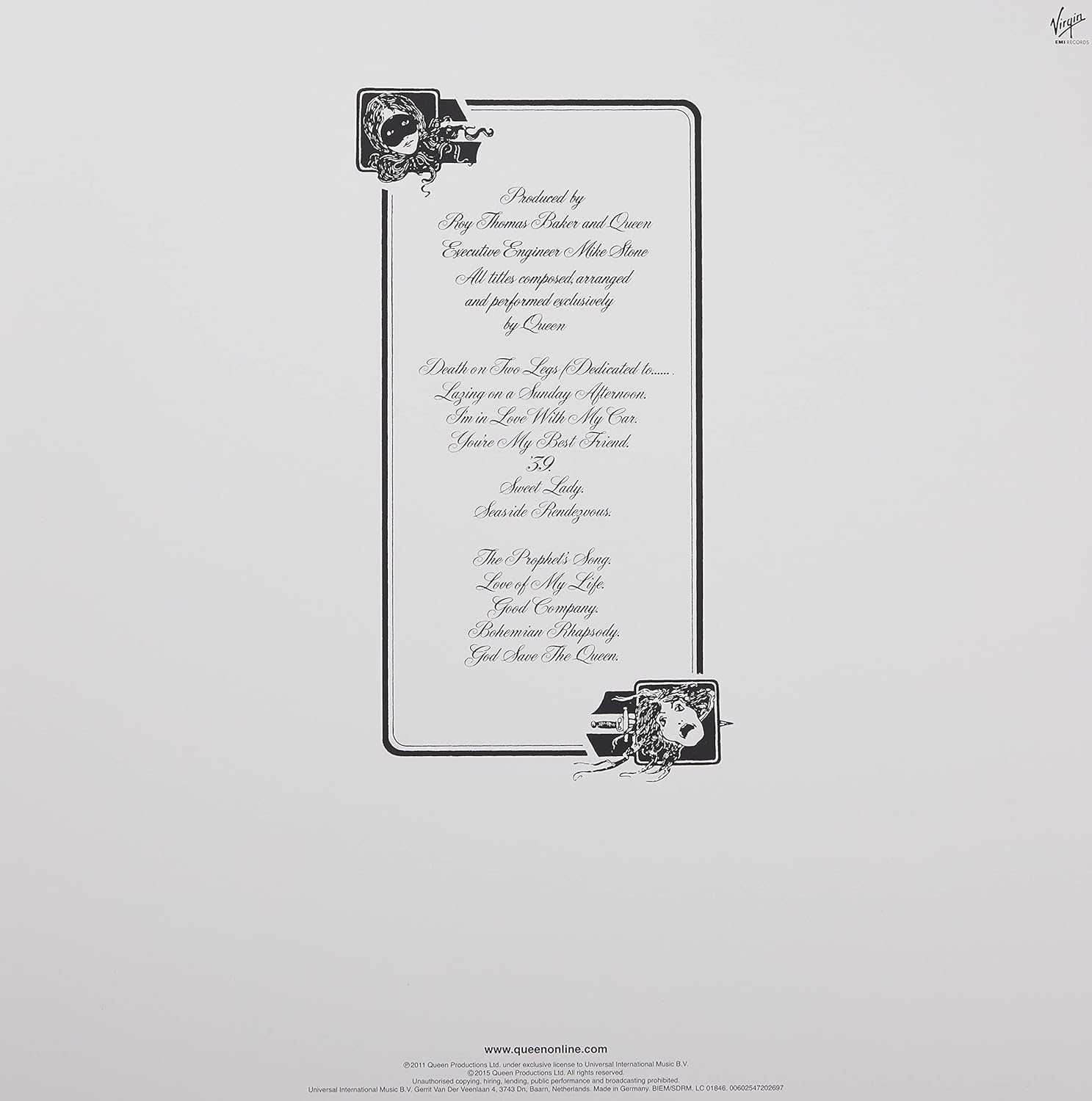 Queen - A Night At The Opera [VINYL] 5