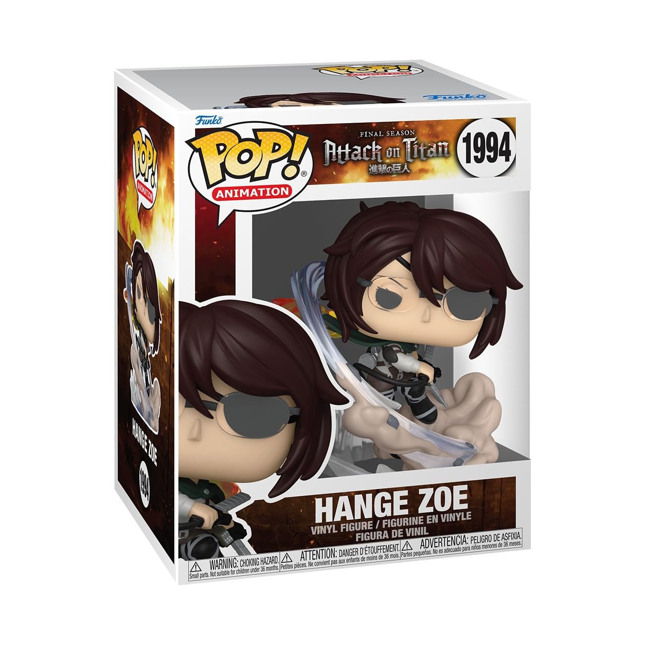 Funko Pop! Premium Animation: Attack on Titan - Hange Zoe Vinyl Figure 1