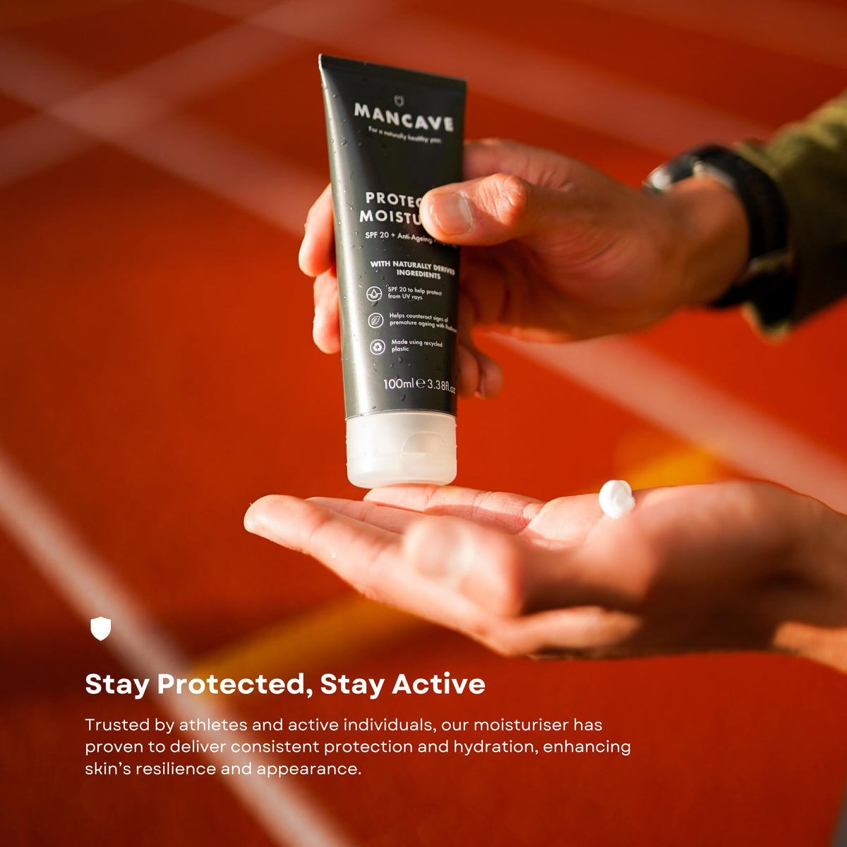ManCave Anti-Ageing & SPF20 Moisturiser for Men - 100ml | Hydrating | Broad Spectrum Sun Protection 5