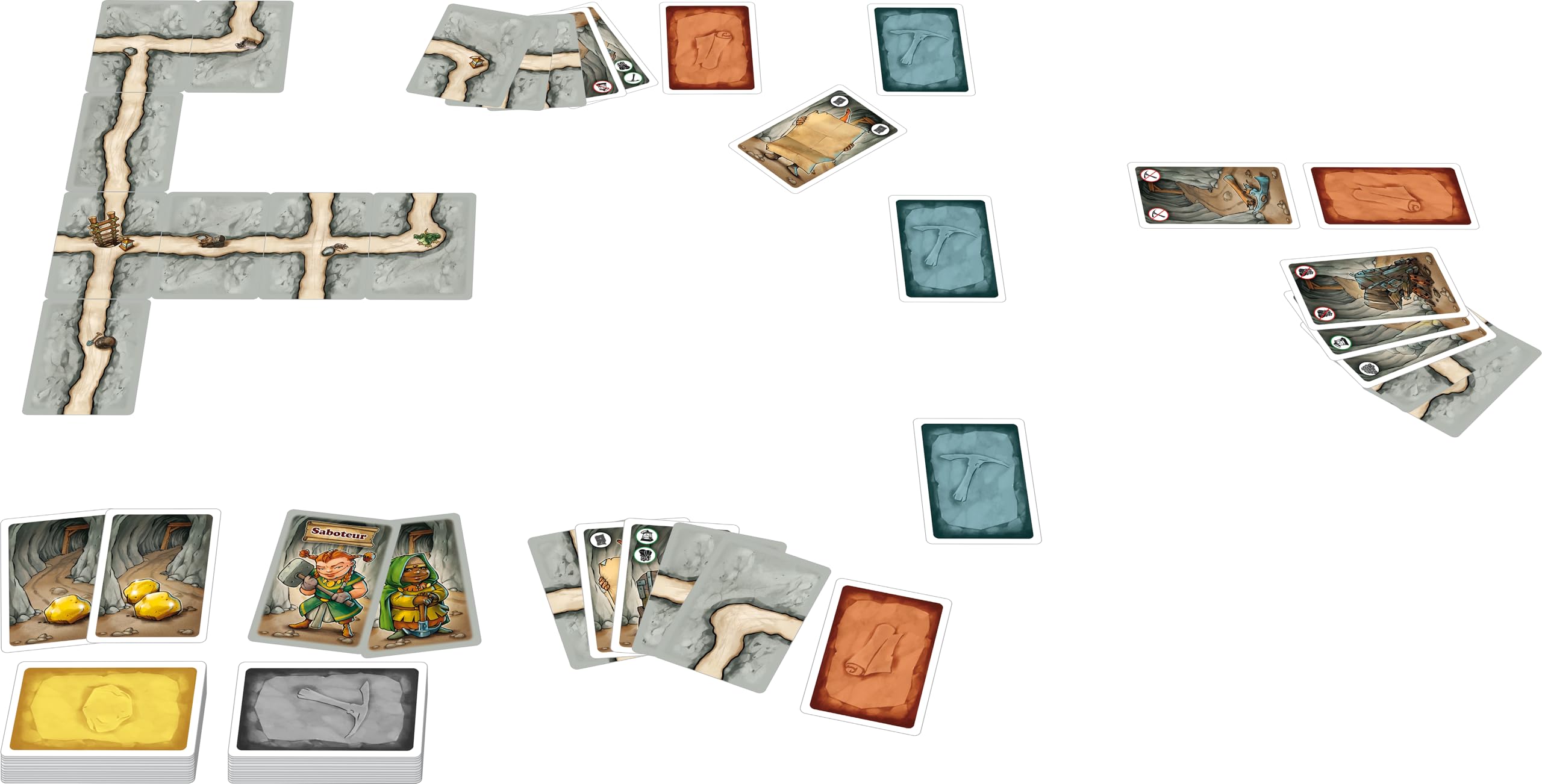 AMIGO Saboteur Game - Card Game for 3-10 Players | ~30 Min Duration | Cardboard Paper 6