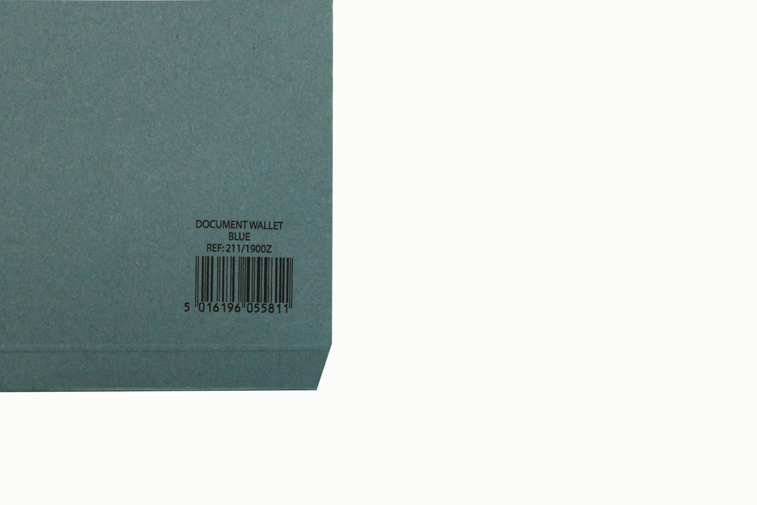 Guildhall Document Wallets - Straight Cut Top Tab | Holds A4/Foolscap | 200 Sheets Capacity | Pack of 10 Blue 7