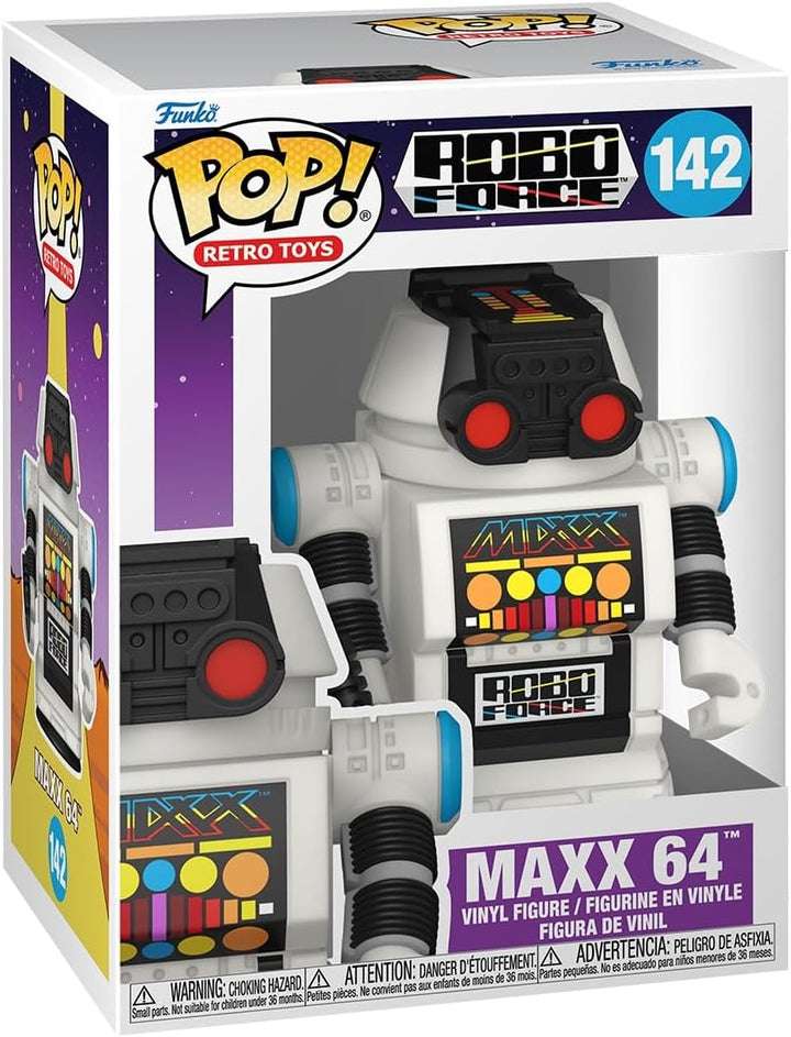 Funko Pop! Robo Force Retro Toys - Maxx 64 Vinyl Figure (79989)