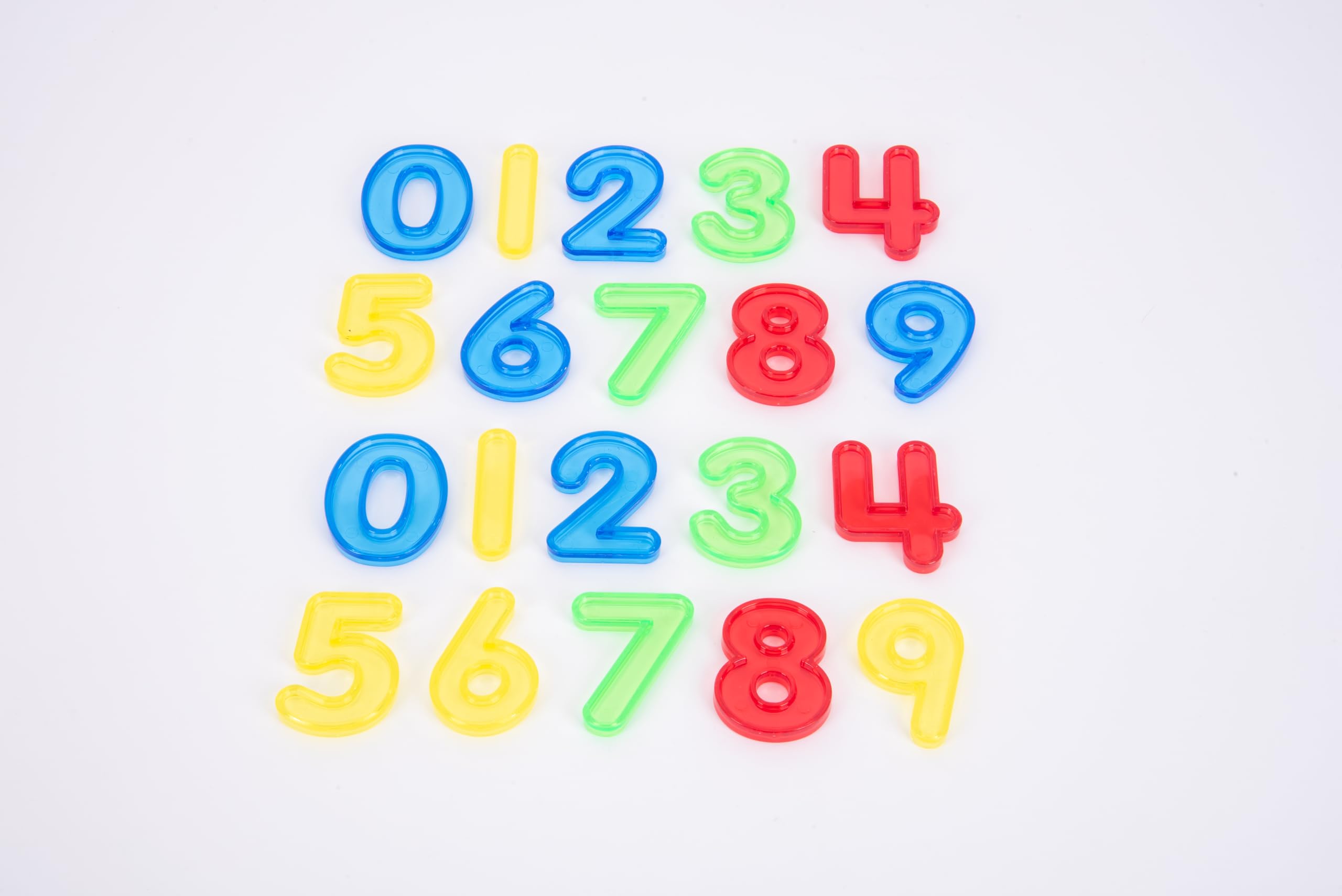 tickit 73141 Translucent Numbers - Colourful Acrylic Set for Light Box & Sensory Play | Ages 3+ 1