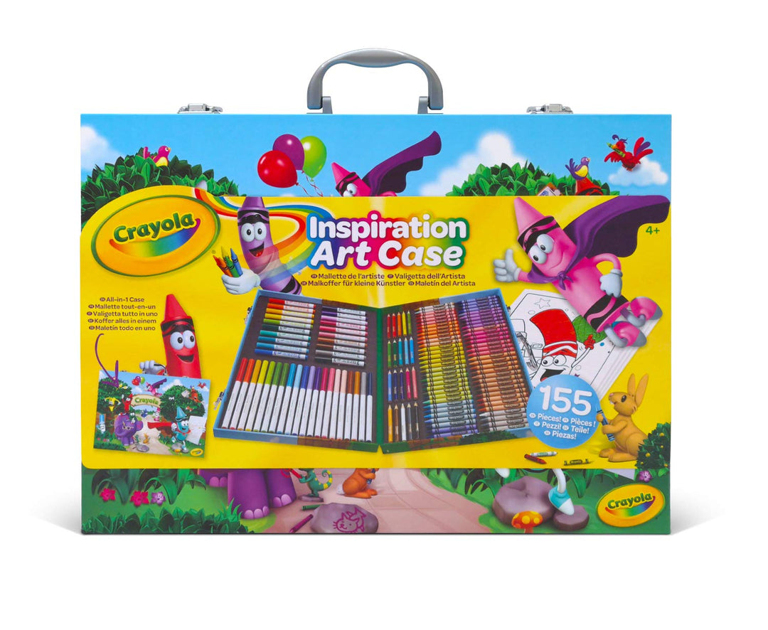 Crayola Inspiration Art Case - 155-Piece Kids Art Supply Set with Crayons, Markers & Pencils