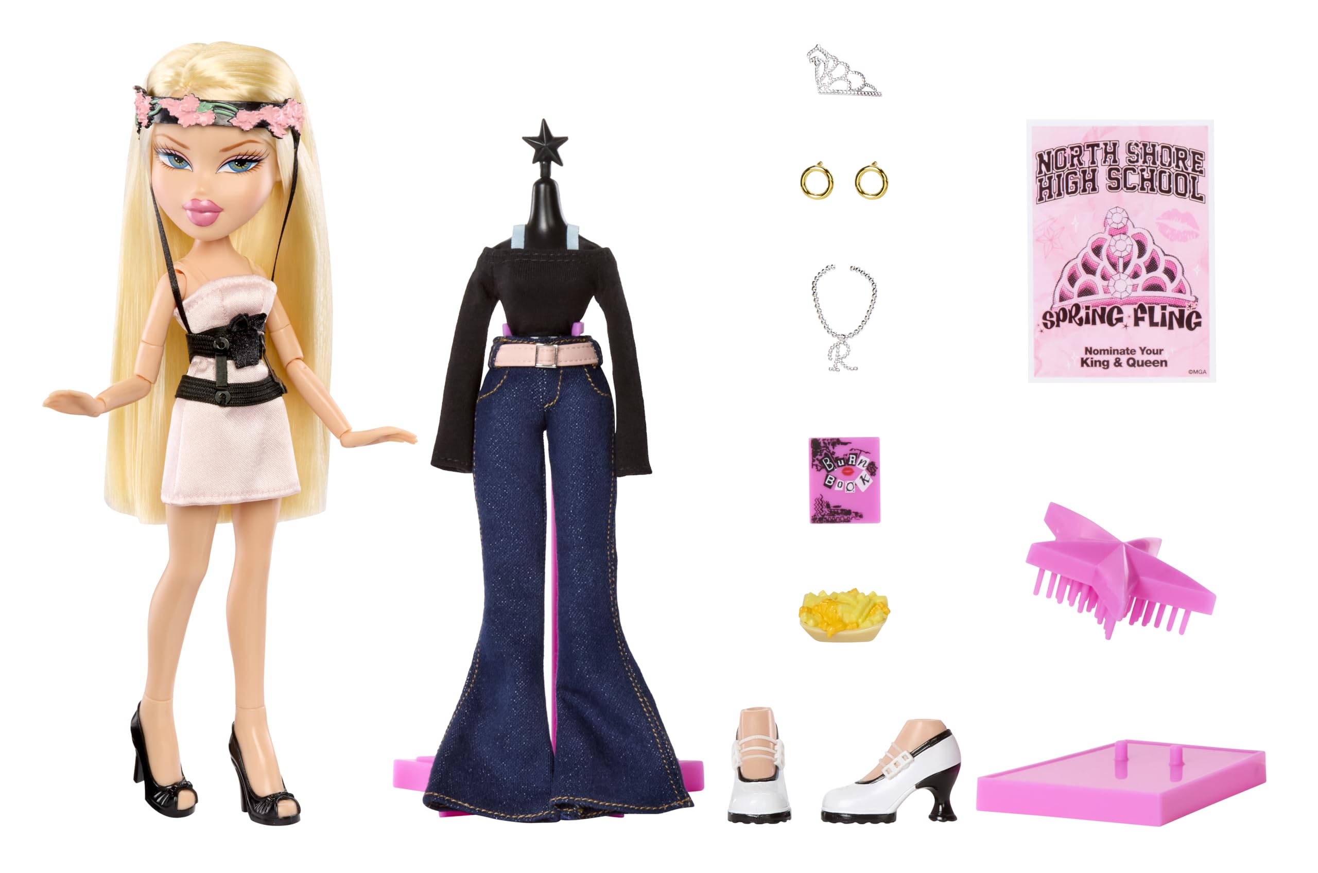 Bratz x Mean Girls Spring Fling Doll Regina - Collectible Fashion Doll with 2 Outfits & Movie-Inspired Accessories 3