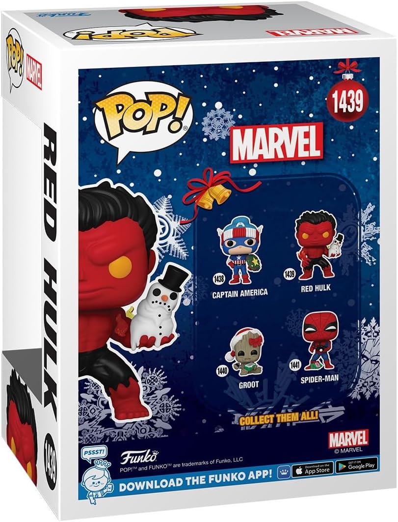 Funko Pop! Marvel Holiday - Red Hulk Vinyl Figure (80034)