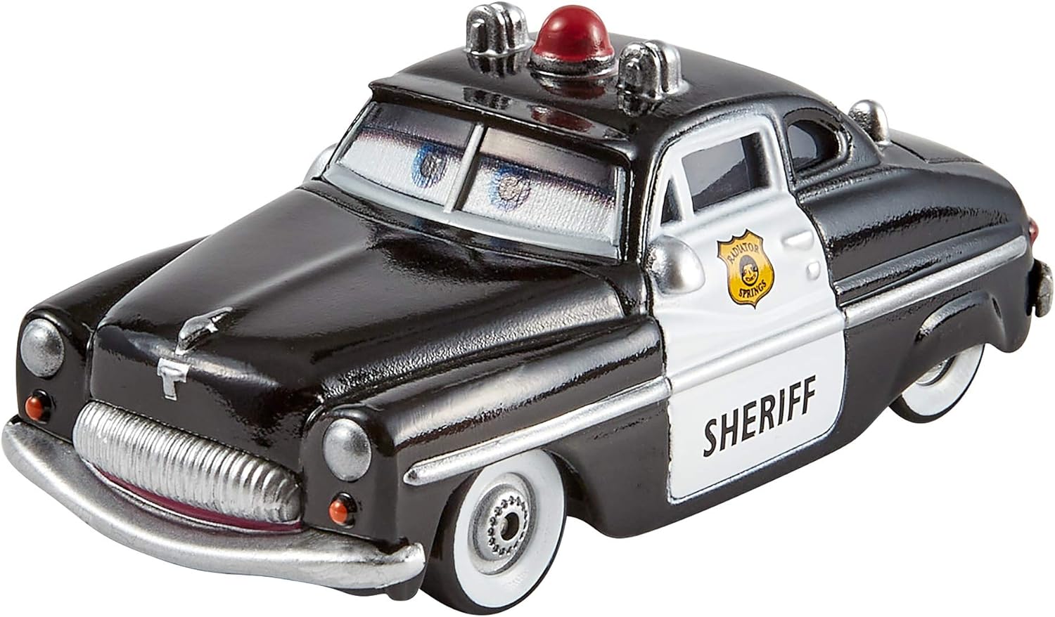 Disney Pixar Cars Radiator Springs 3-Pack with Lightning McQueen, Mater & Sheriff - Die-Cast Vehicle Playset for Kids 3