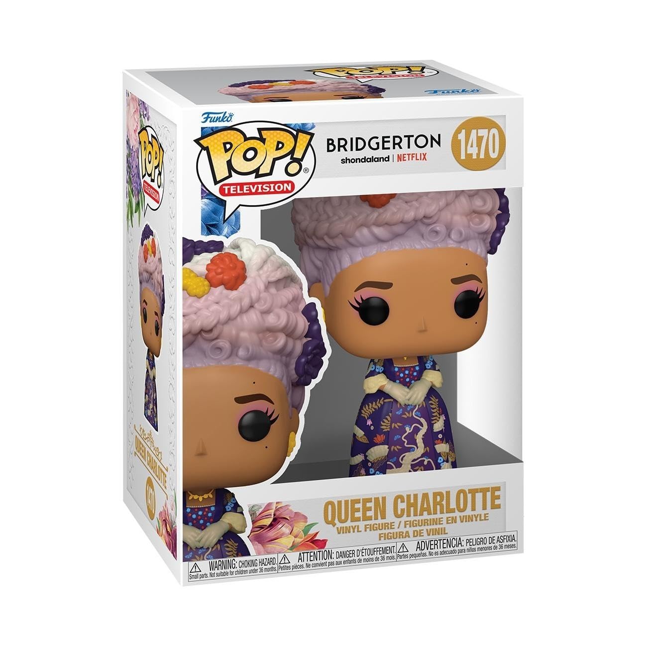 Funko POP! TV: Bridgerton Queen Charlotte Collectable Vinyl Figure | 3.75 Inches | Model 72206 1
