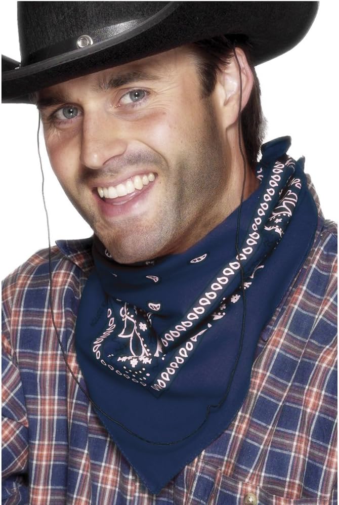 Smiffy's Western Bandana Neckerchief - Blue