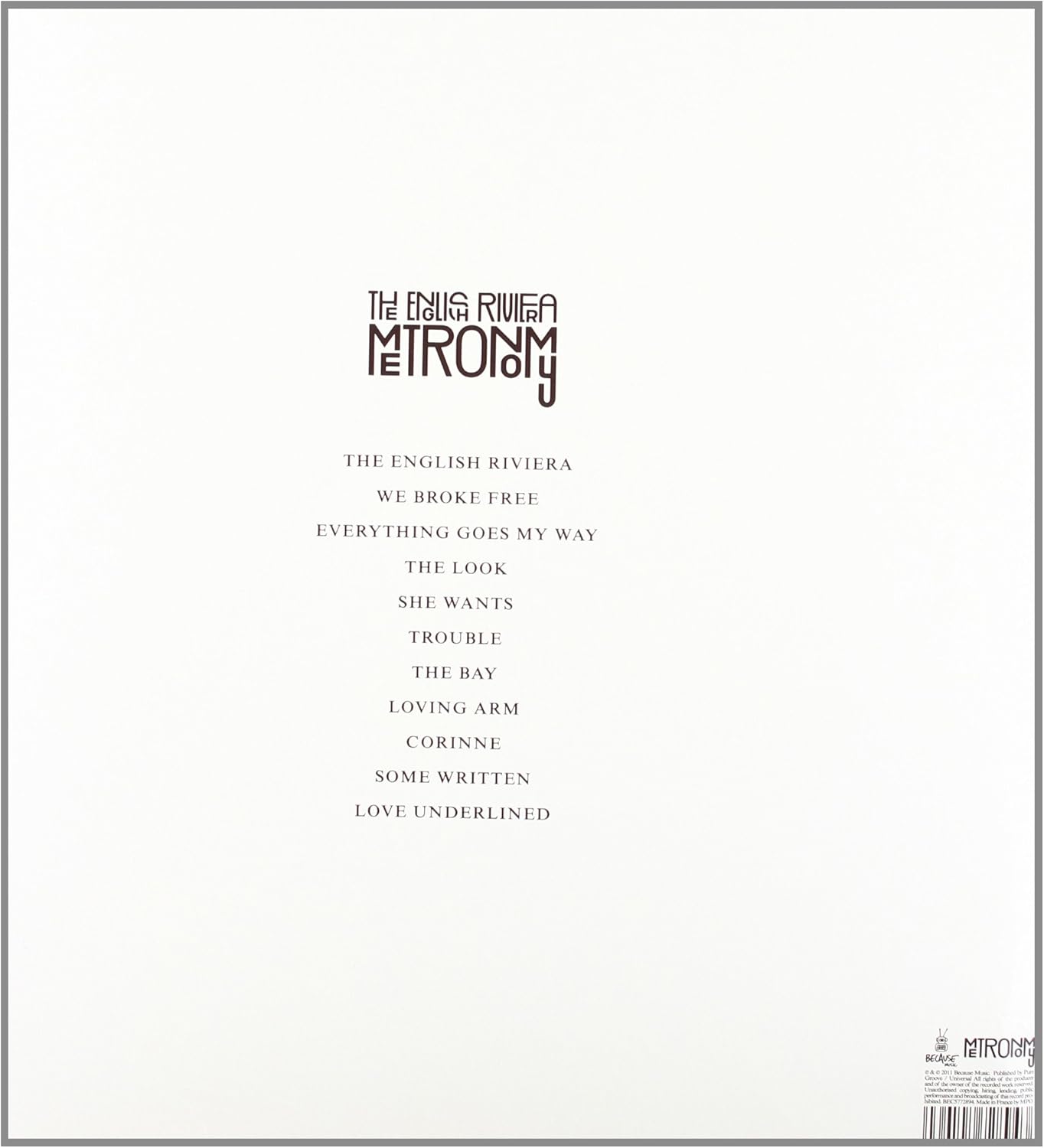 Metronomy - The English Riviera [Audio CD]