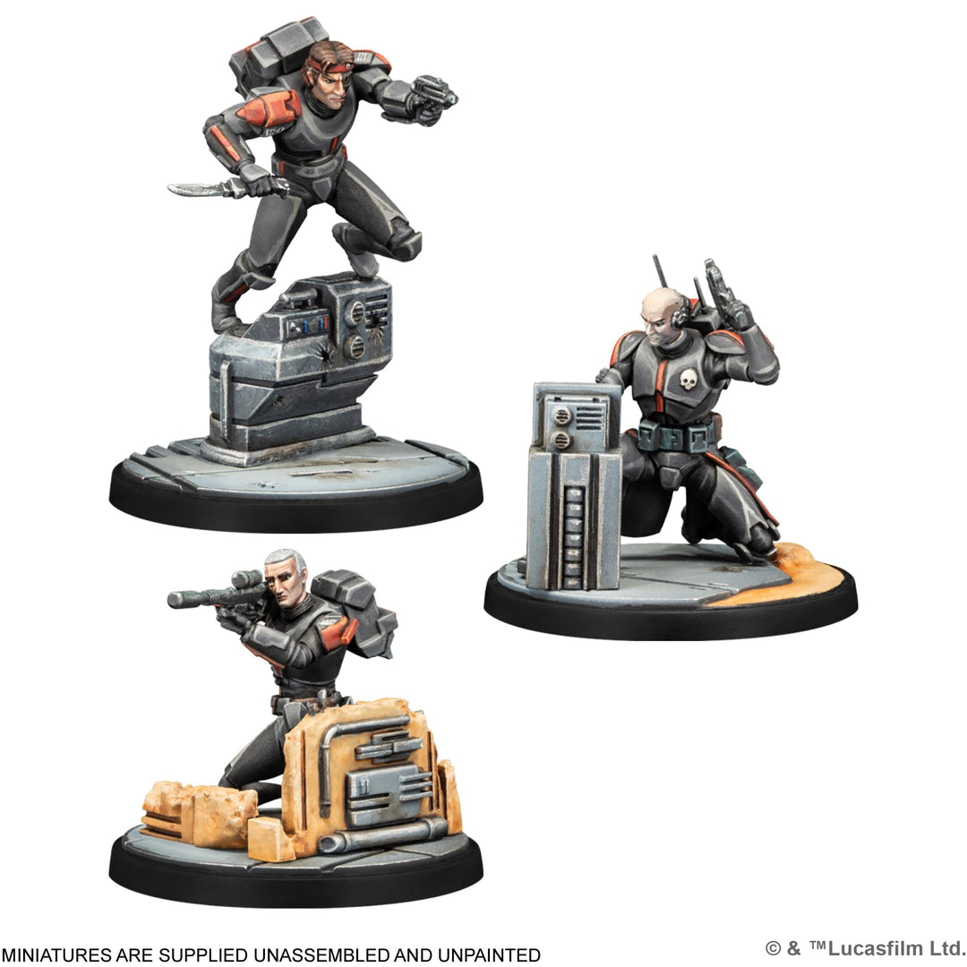 Atomic Mass Games Star Wars: Shatterpoint Clone Force 99 Squad Pack Miniatures Game