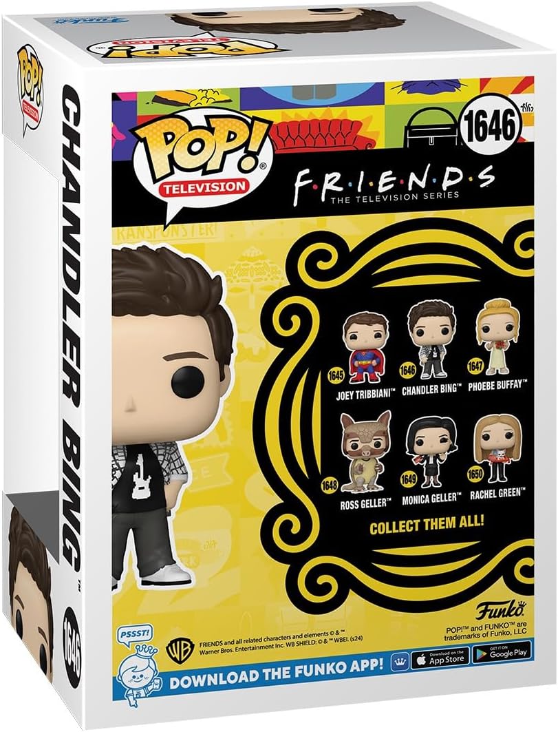 Funko POP! TV: Friends – Chandler Bing Collectible Vinyl Figure (80185)