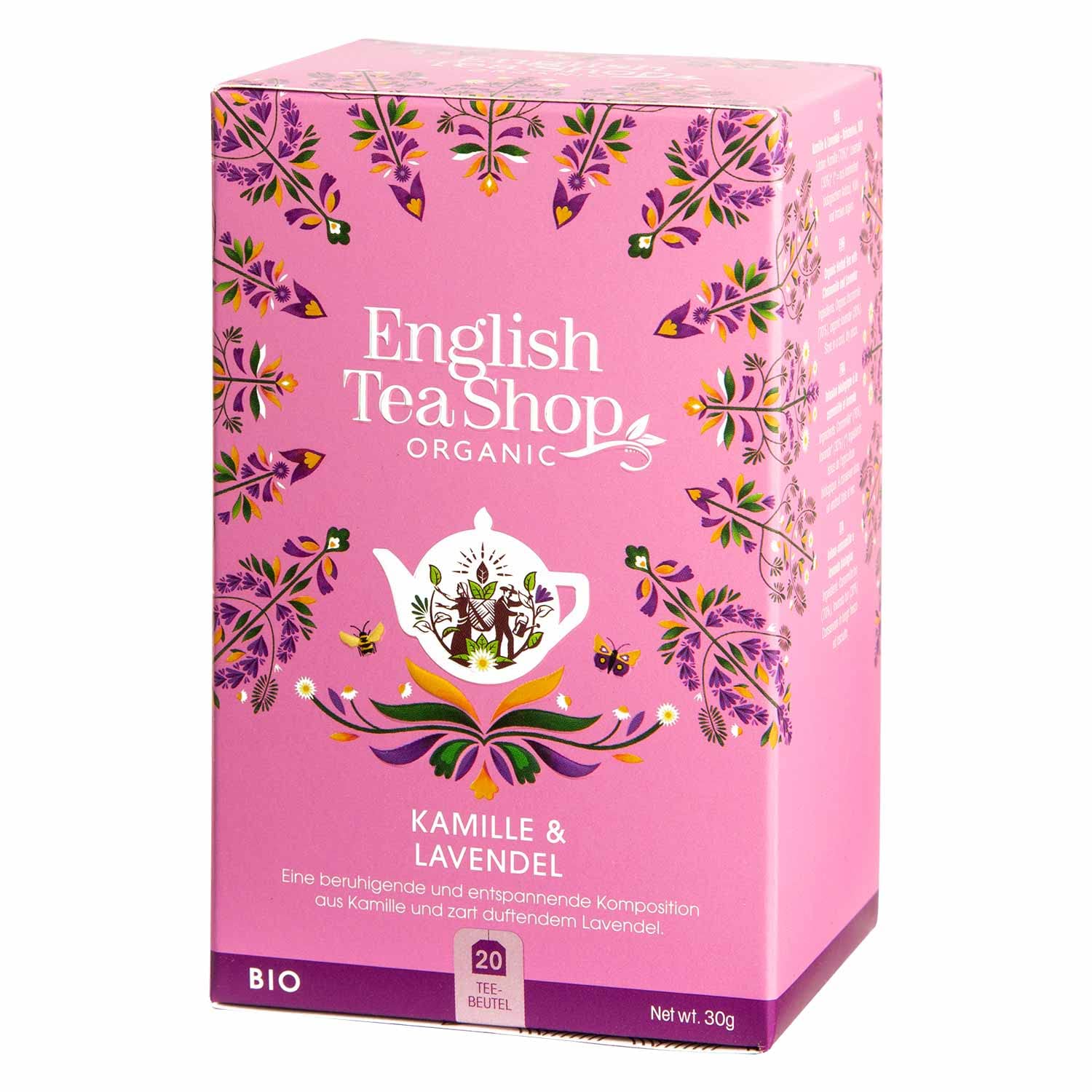 English Tea Shop Organic Chamomile & Lavender - 20 Tea Bag Sachets, 30 g 1