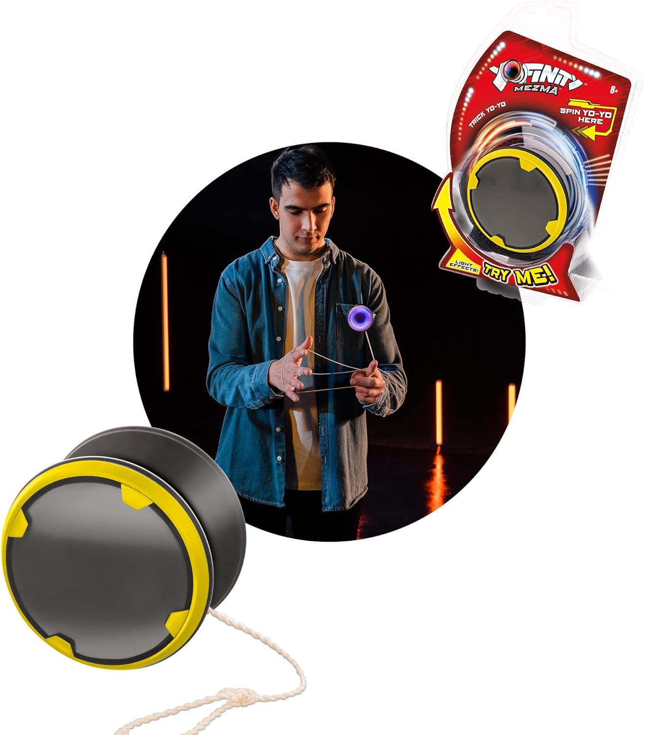 YoFinity Mezma Infinity Mirror Yo-Yo - Light-Up Fidget Toy for Ages 8+ 3