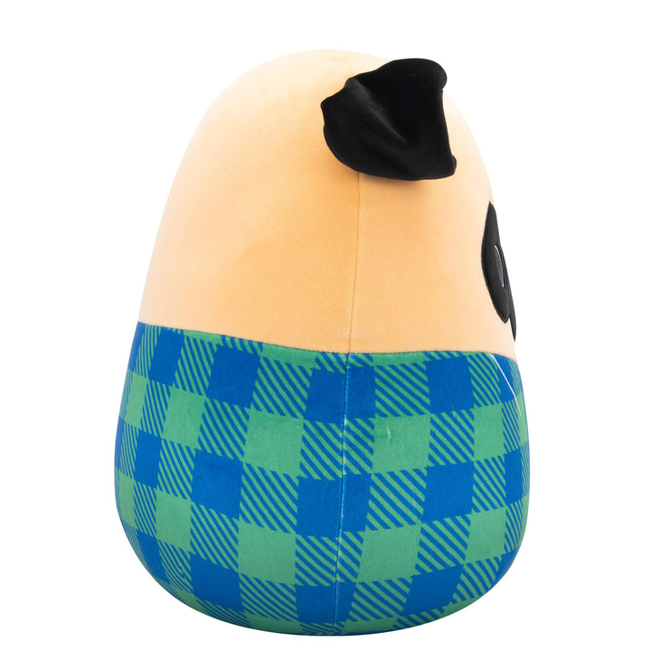 Squishmallows Prince the Brown Pug - 12 Inch Super Soft Plush Collectible