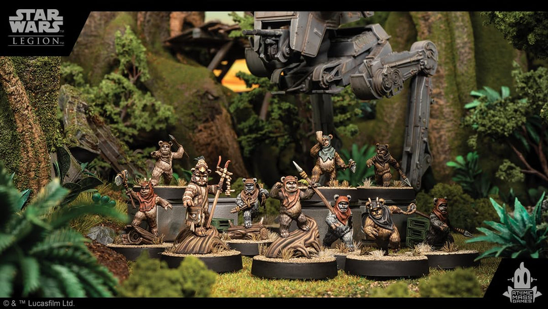Atomic Mass Games Star Wars: Legion Logray & Wicket Commander Expansion