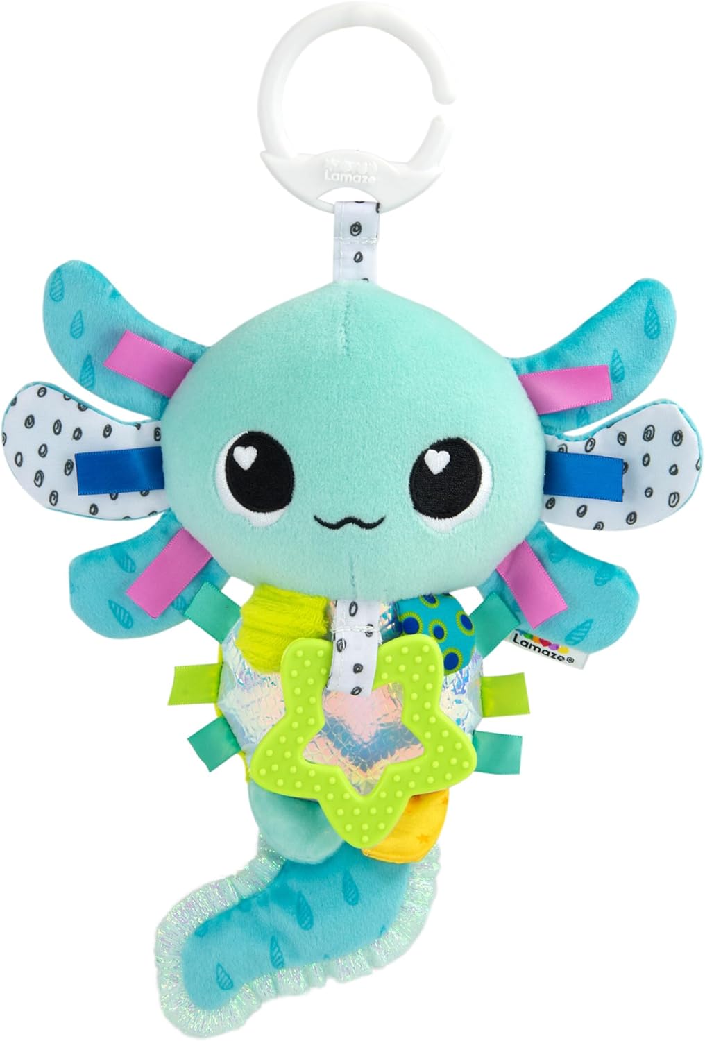 Lamaze Alise the Axolotl - Sensory Pram Toy for Babies 0-6 Months+
