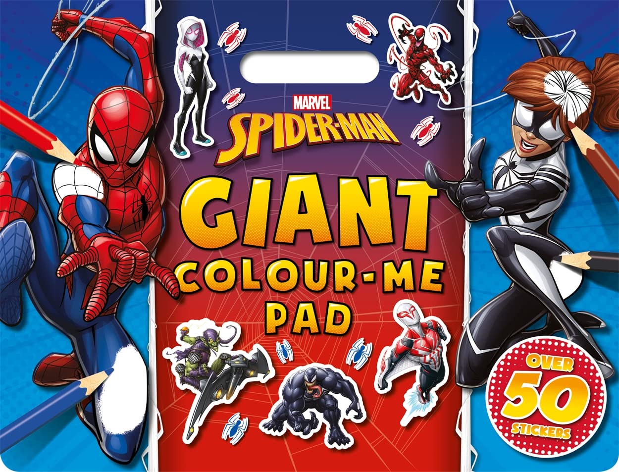 Autumn Marvel Spider-Man: Giant Colour Me Pad | Paperback | English 1