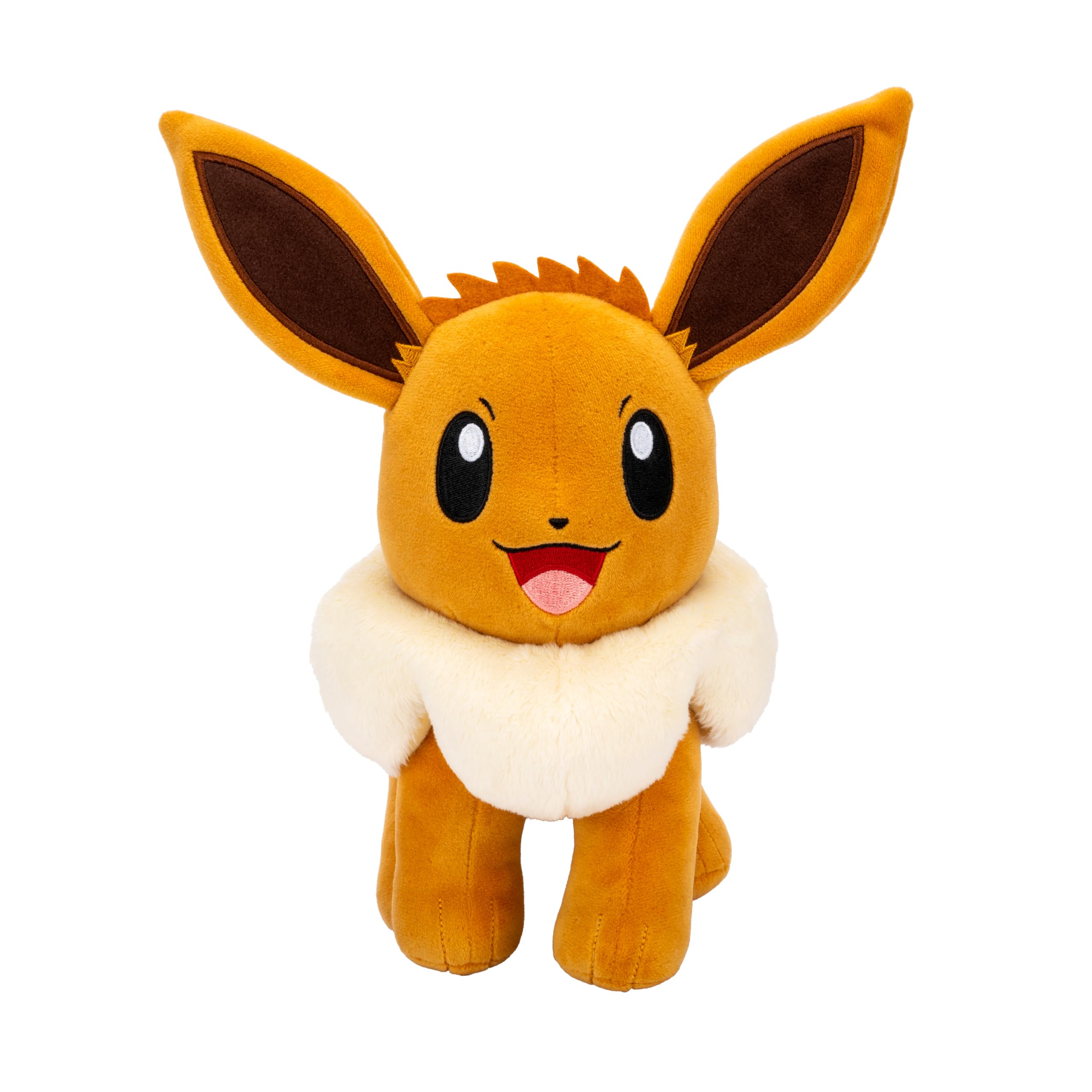 Pokémon Eevee Plush - 12-Inch Soft Plush with Authentic Animated Series Details