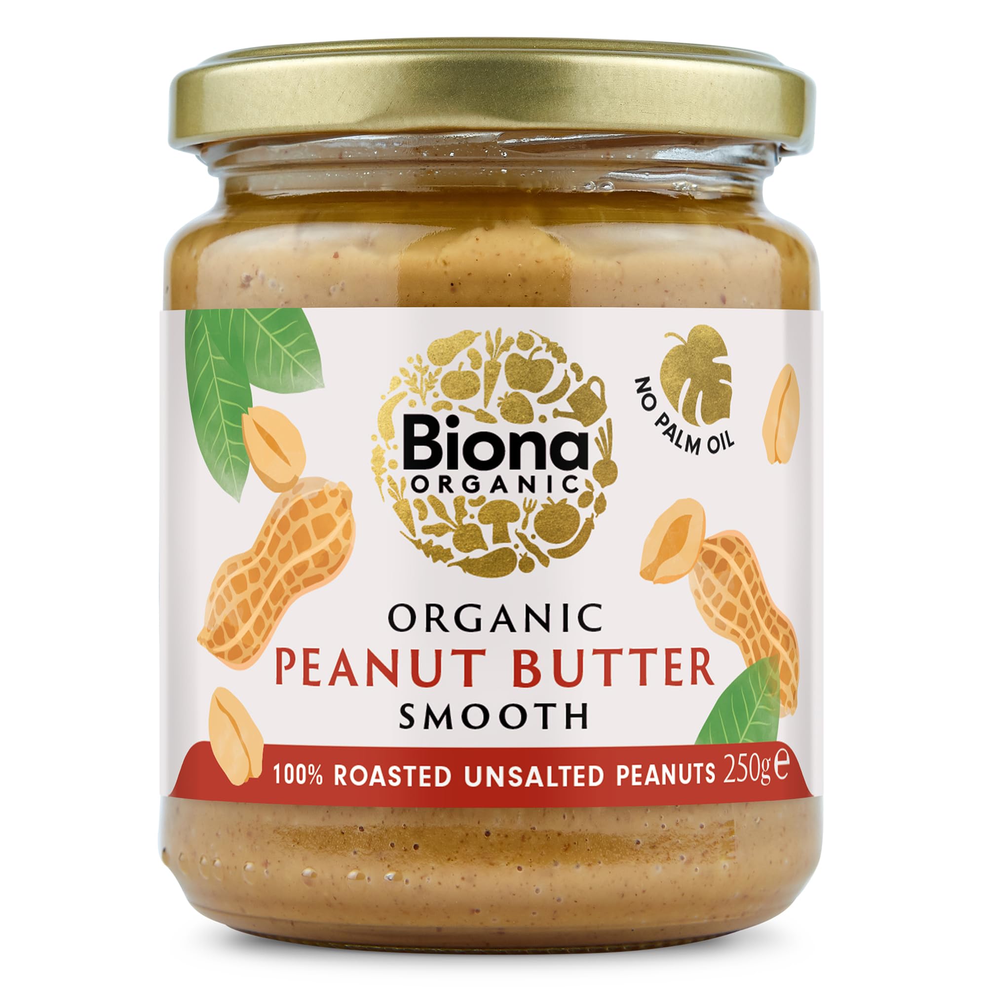 Biona Organic Peanut Butter Smooth No Salt | 500g
