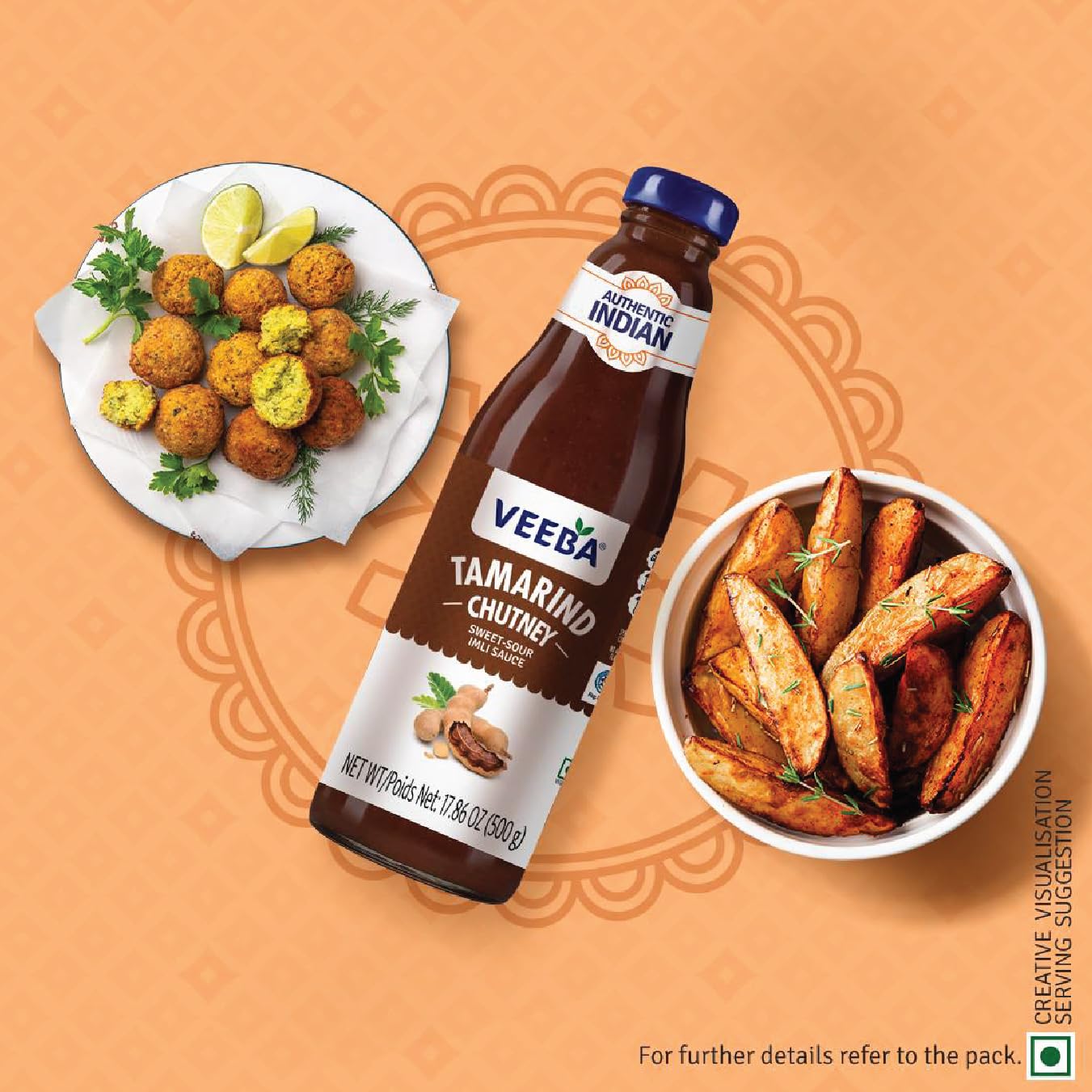 Veeba Imli Chutney - Sweet & Tangy Tamarind Flavor for Indian Snacks | 500g 5