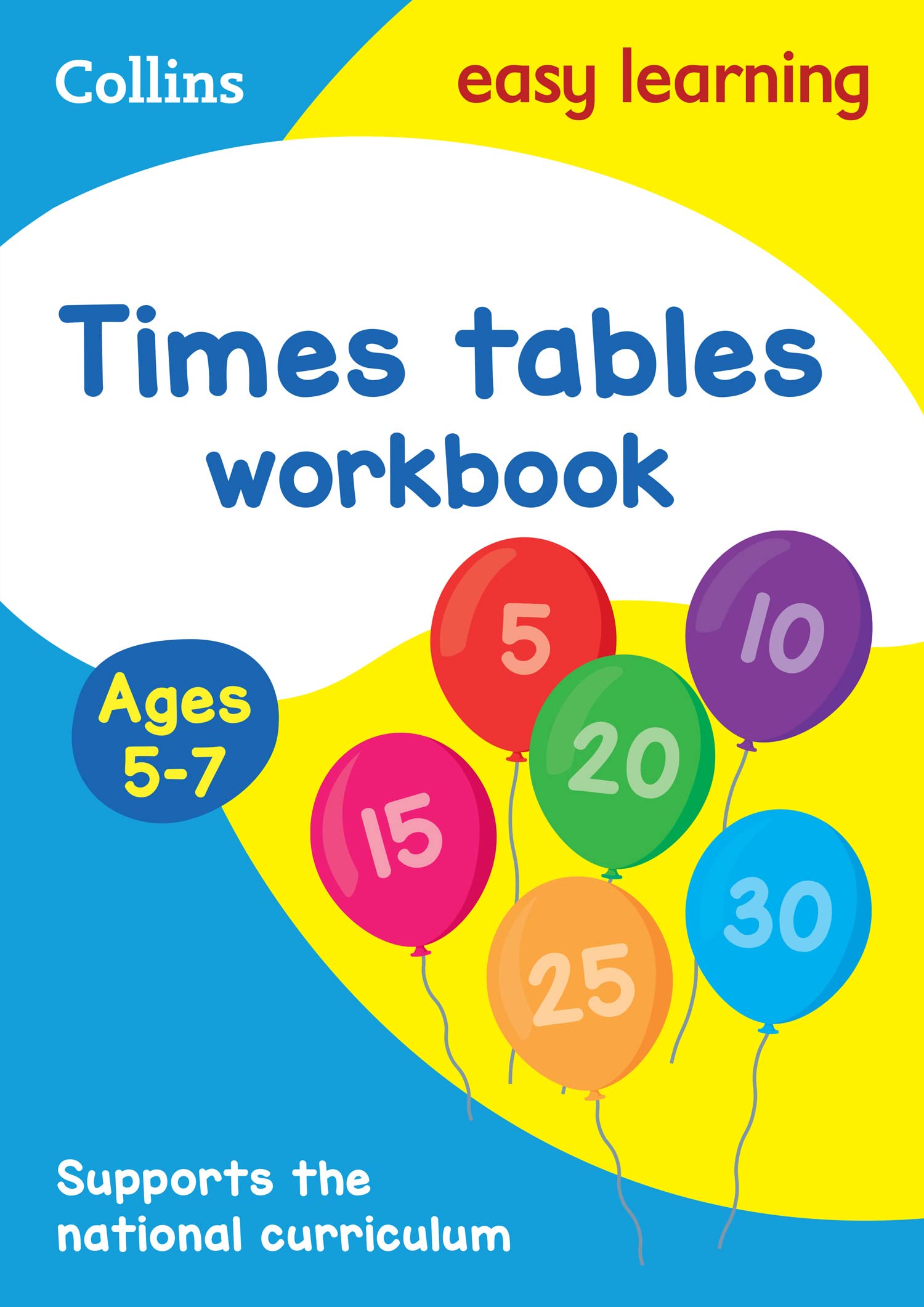Collins Times Tables Workbook Ages 5-7 | KS1 Arithmetic Practice | Revised Edition