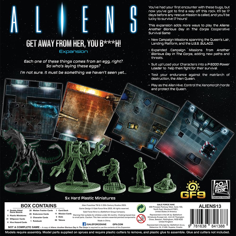 Aliens: Another Glorious Day in the Corp – Get Away From Her, You B***H! Expansion